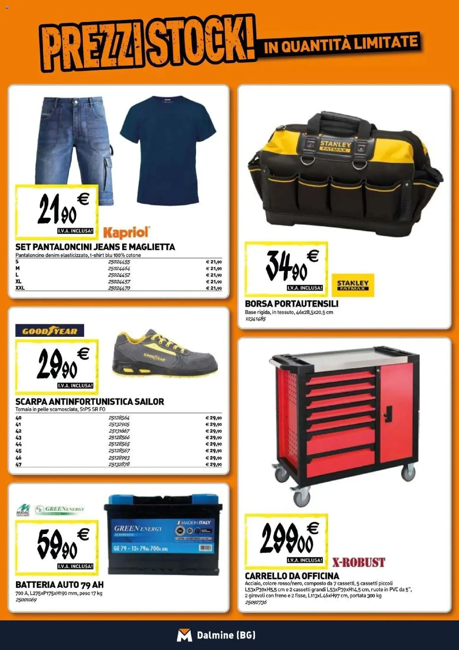 Volantino TECNOMAT del 27.05.2026 | Pagina: 19 | Prodotti: Pantaloncini, Jeans, Maglietta, Borsa