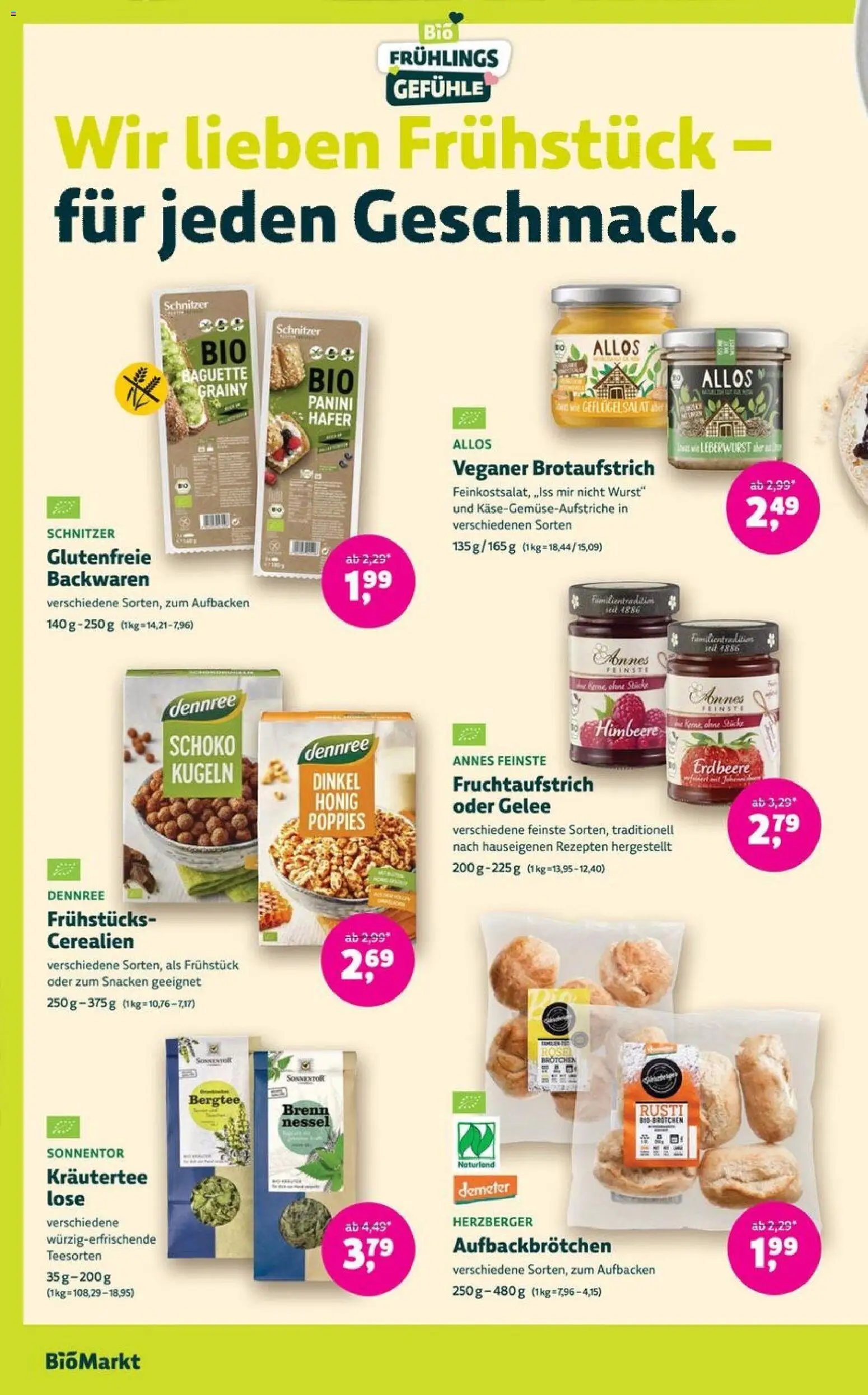 BioMarkt Prospekt 	 – gültig ab 20.05.2026 | Seite: 10 | Produkte: Baguette, Wurst, Himbeere