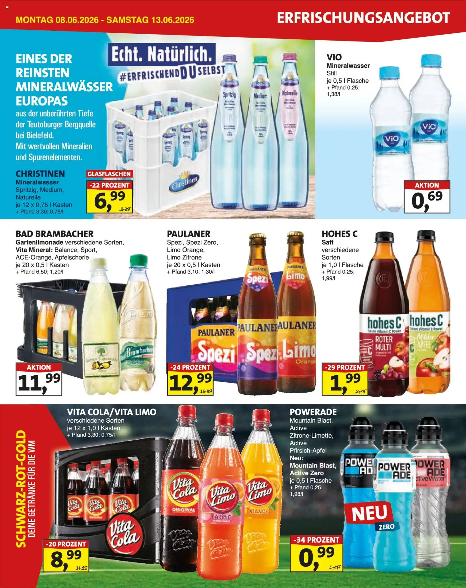 Lösch Depot Prospekt – gültig ab 08.06.2026 | Seite: 3 | Produkte: Zitrone, Vita cola, Hohes c, Paulaner