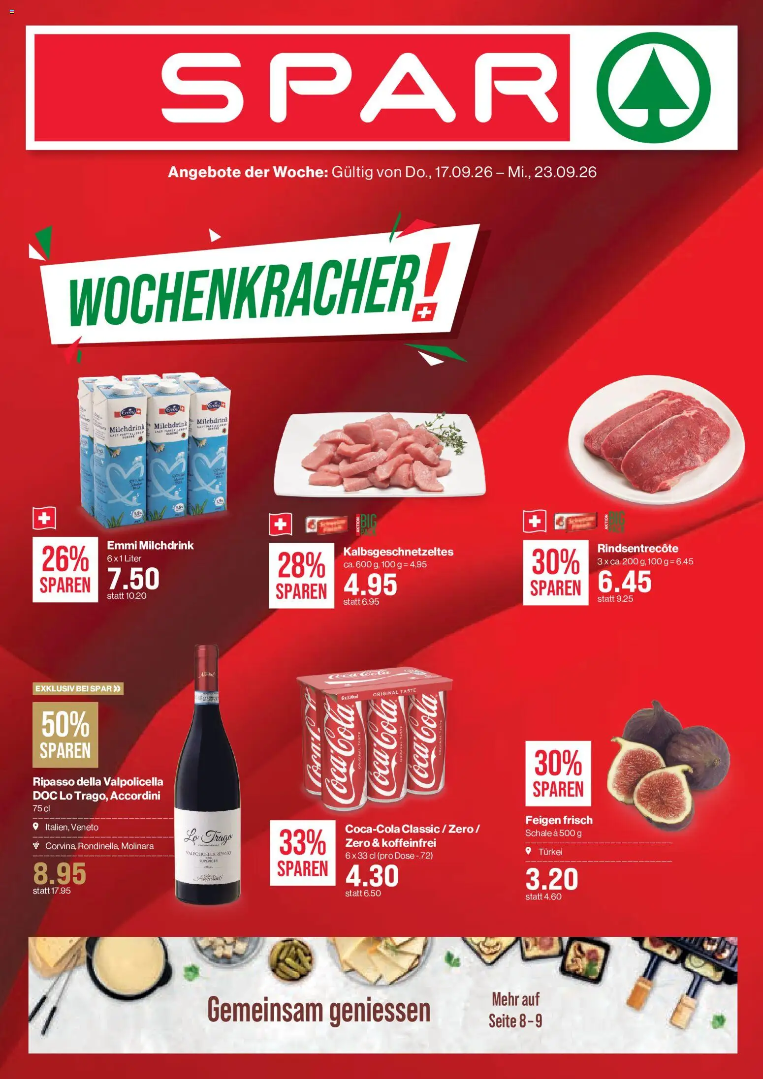 SPAR aktionen – gültig ab 17.09.2026 | Seite: 1