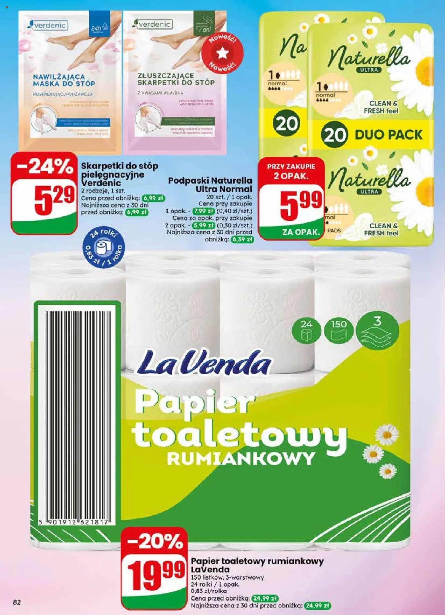 Dino gazetka od 20.05.2026 | Strona: 82 | Produkty: Skarpetki, Rolki, Podpaski, Maska
