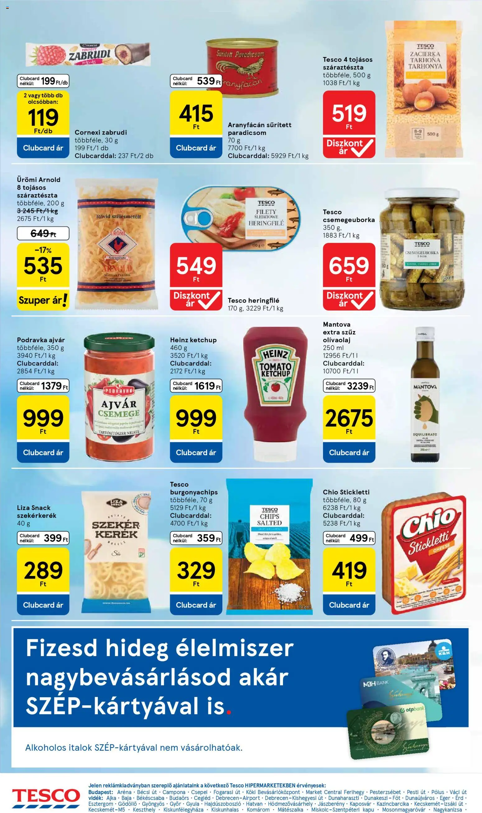 Tesco akciós ujság - amely érvényes a következő dátumtól: 2026.03.31. | Oldal: 26 | Termékek: Sűrített paradicsom, Kapu, Paradicsom, Olívaolaj