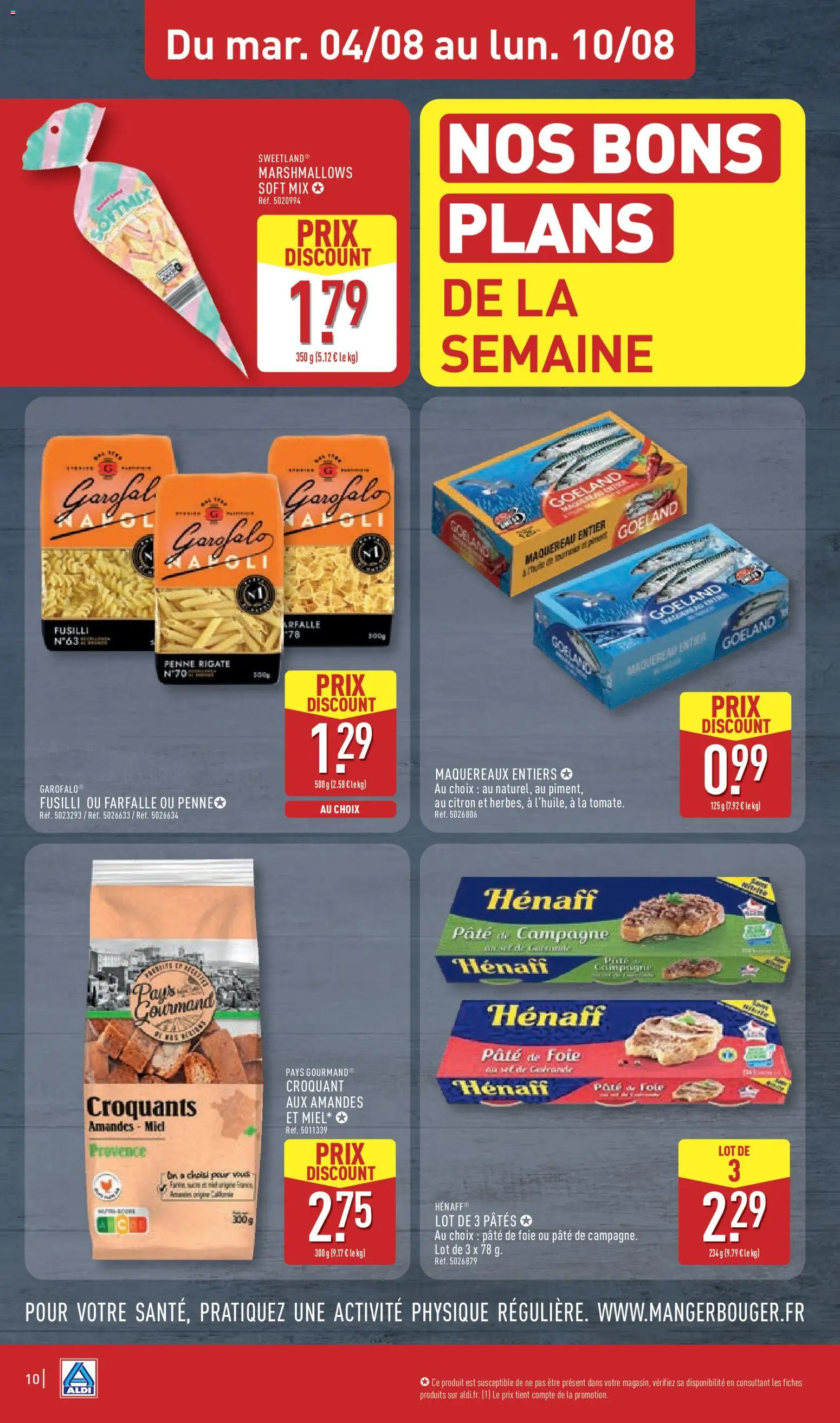 {H1} | Page: 12 | Produits: Miel, Pâte, Foie, Amandes