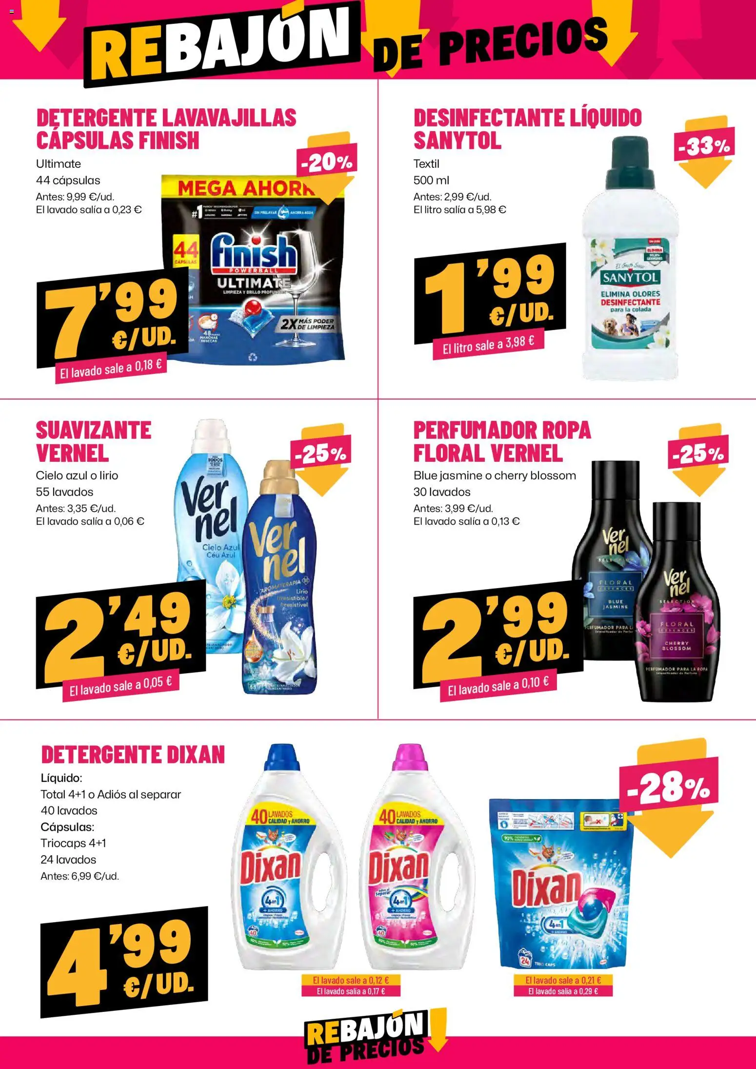 AhorraMas folleto │ válido desde el 13/08/2026 | Página: 16 | Productos: Cápsulas, Ropa, Suavizante, Lavavajillas