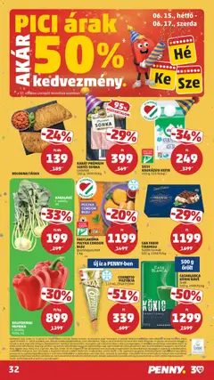 PENNY akciós újság - amely érvényes a következő dátumtól: 11.06.2026 | Oldal: 36