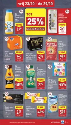 Aldi folder week 42 - Voorbeeld van een folder van Aldi, geldig van 19/10/2026 | Pagina: 19 | Producten: Coca-Cola Zero, Monster, Cacao, Koffiebonen