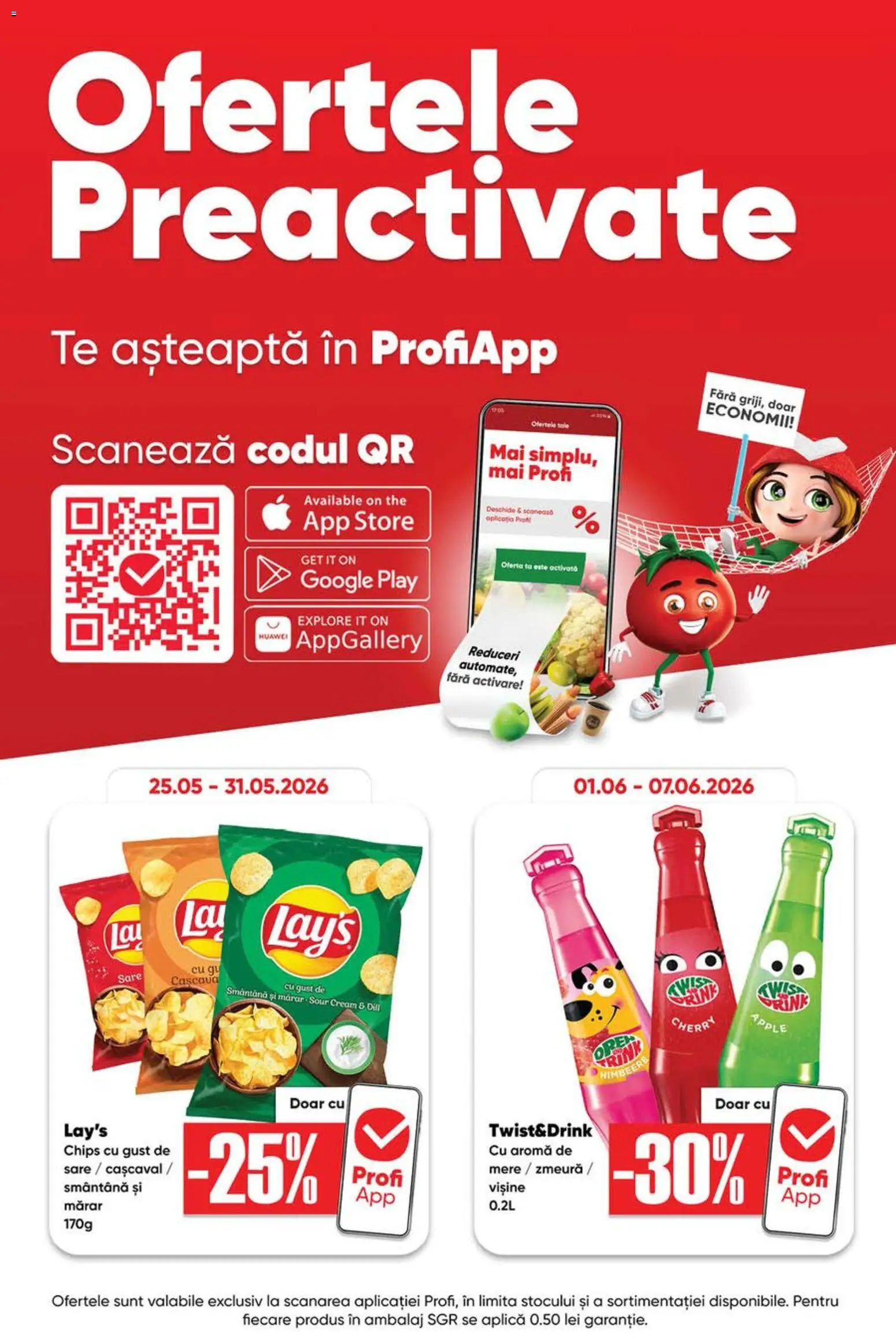 Noul catalog Profi – valabil de la 27.05.2026 | Pagină: 14 | Produse: Zmeură, Cașcaval, Smântână, Sare