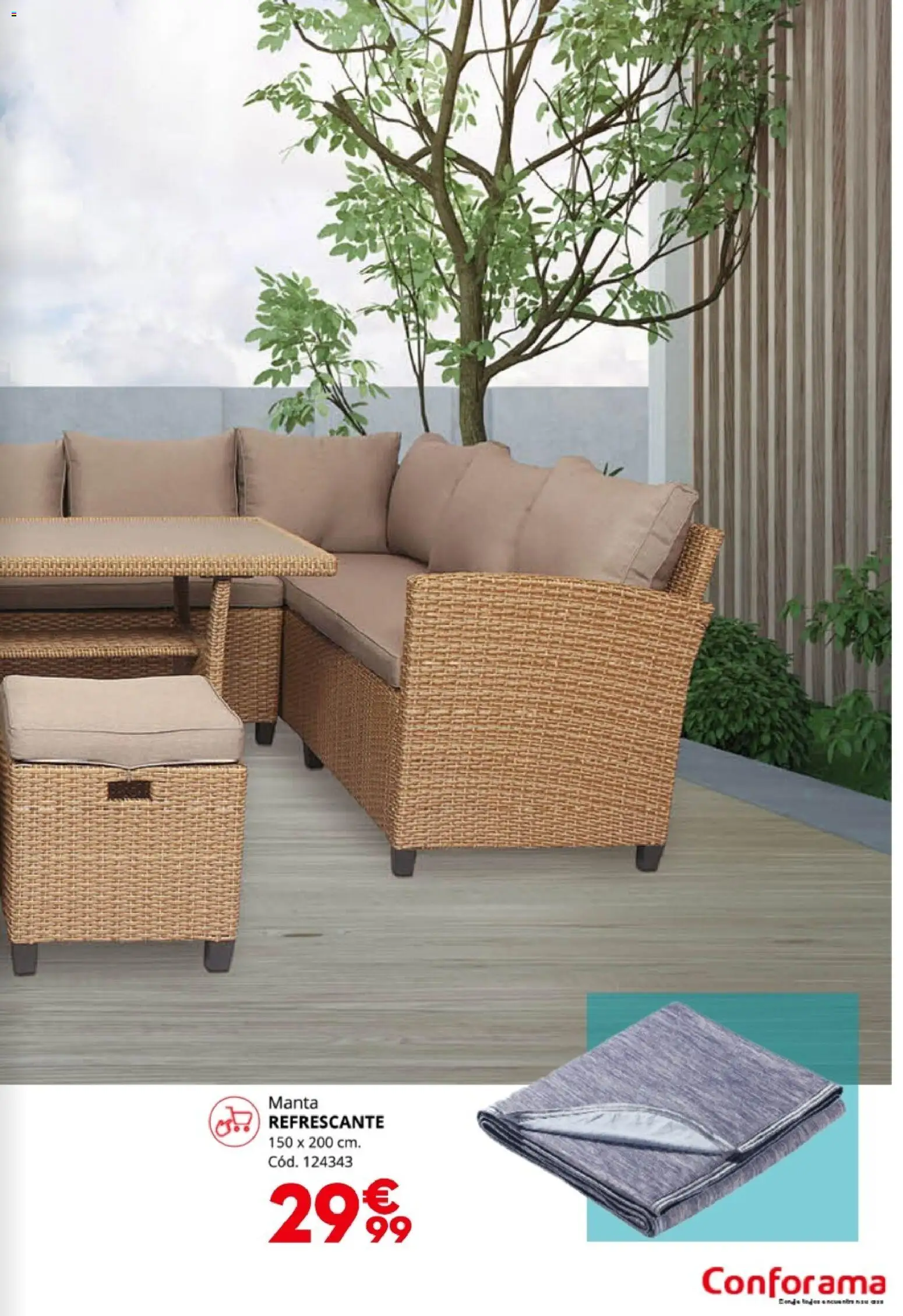 Conforama Guía Jardín 2026 │ válido desde el 19.03.2026 | Página: 9 | Productos: Manta