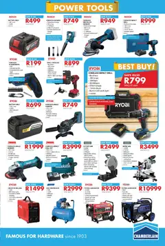 Chamberlain specials catalogue – valid from 01/09/2026 | Page: 5 | Products: Case, Grinder, Compressor, Stock