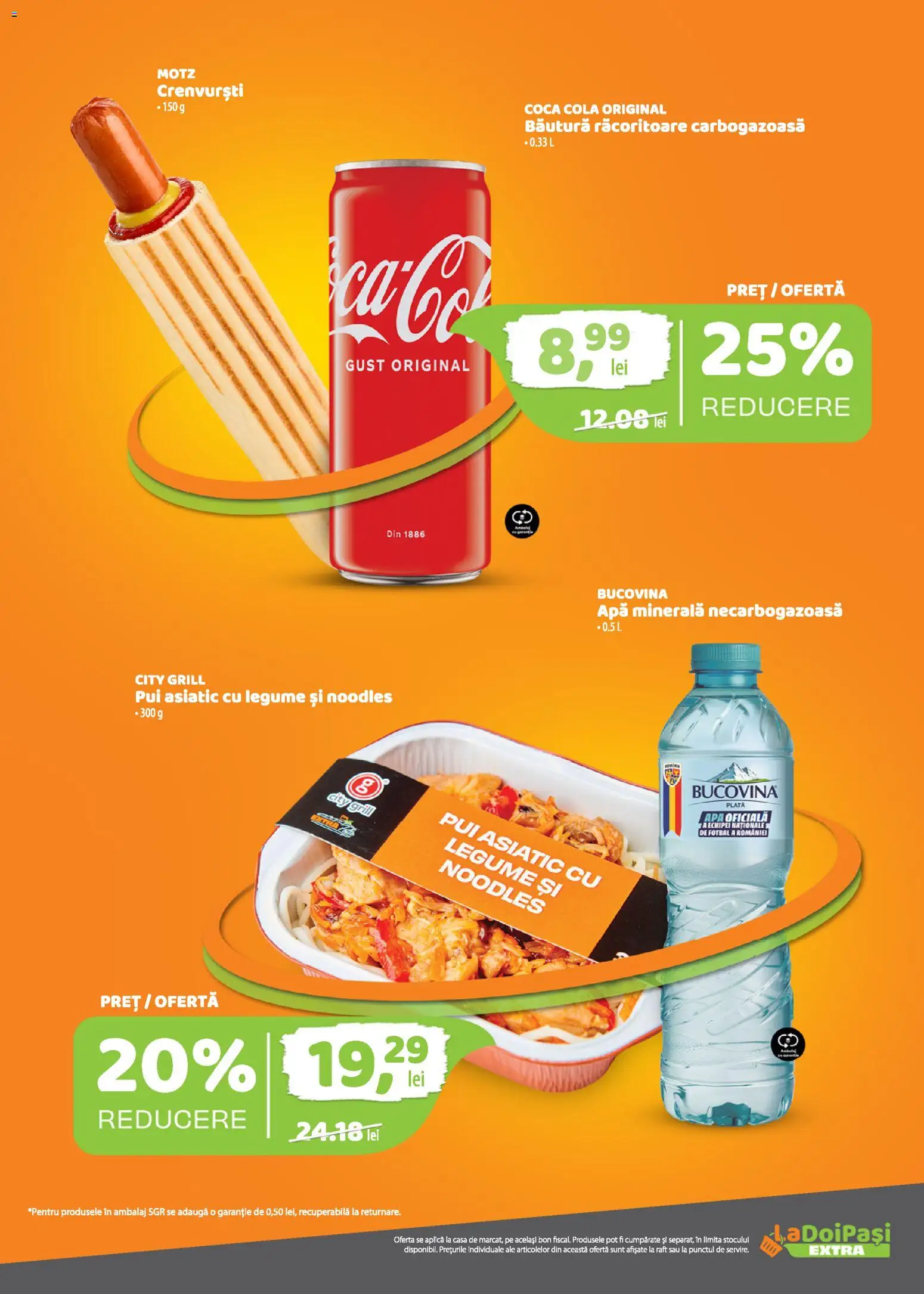 Noul catalog LaDoiPași – valabil de la 01.07.2026 | Pagină: 6 | Produse: Grill, Raft, Noodles, Apă