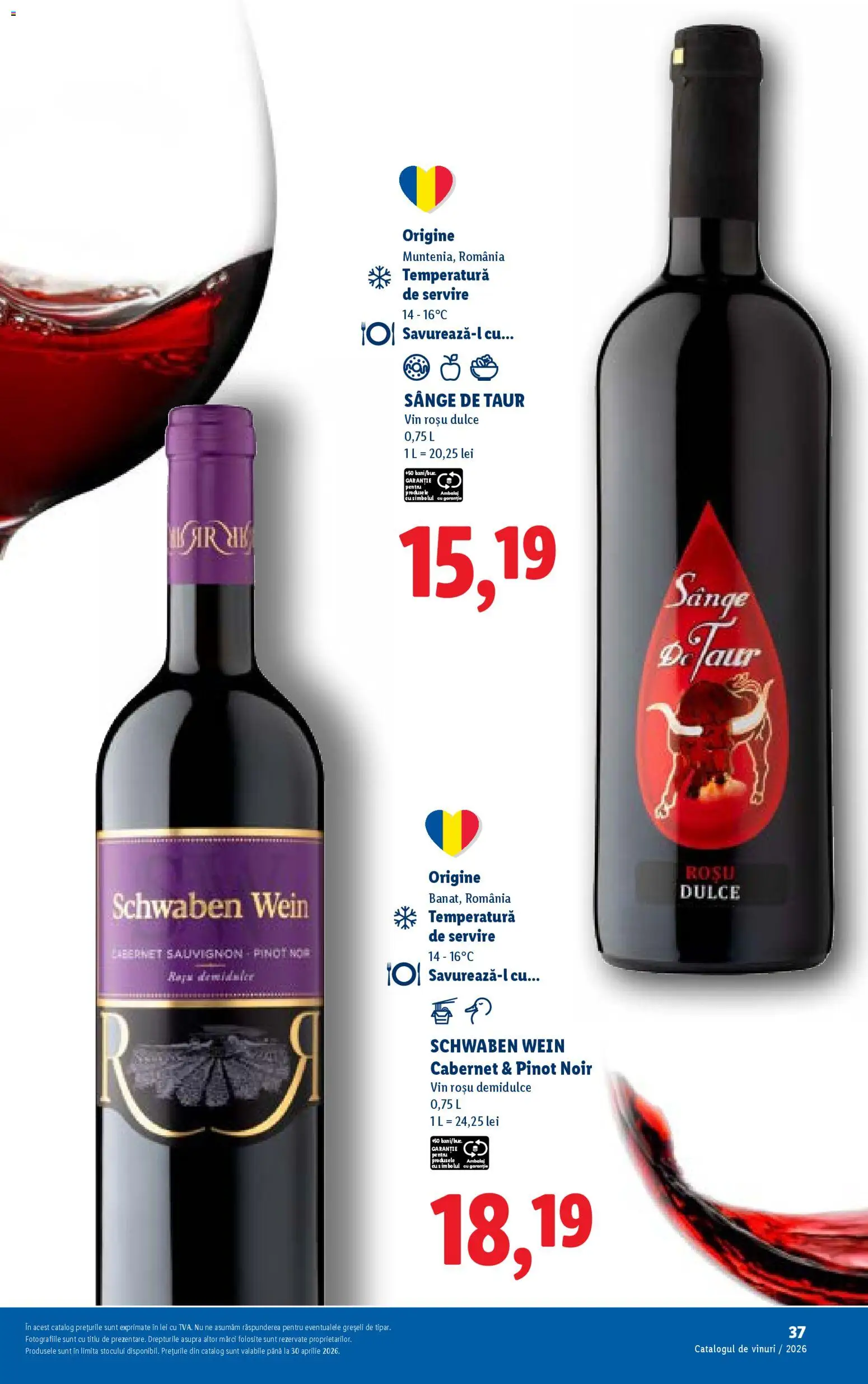 Noul catalog Lidl – valabil de la 23.02.2026 | Pagină: 37 | Produse: Vin