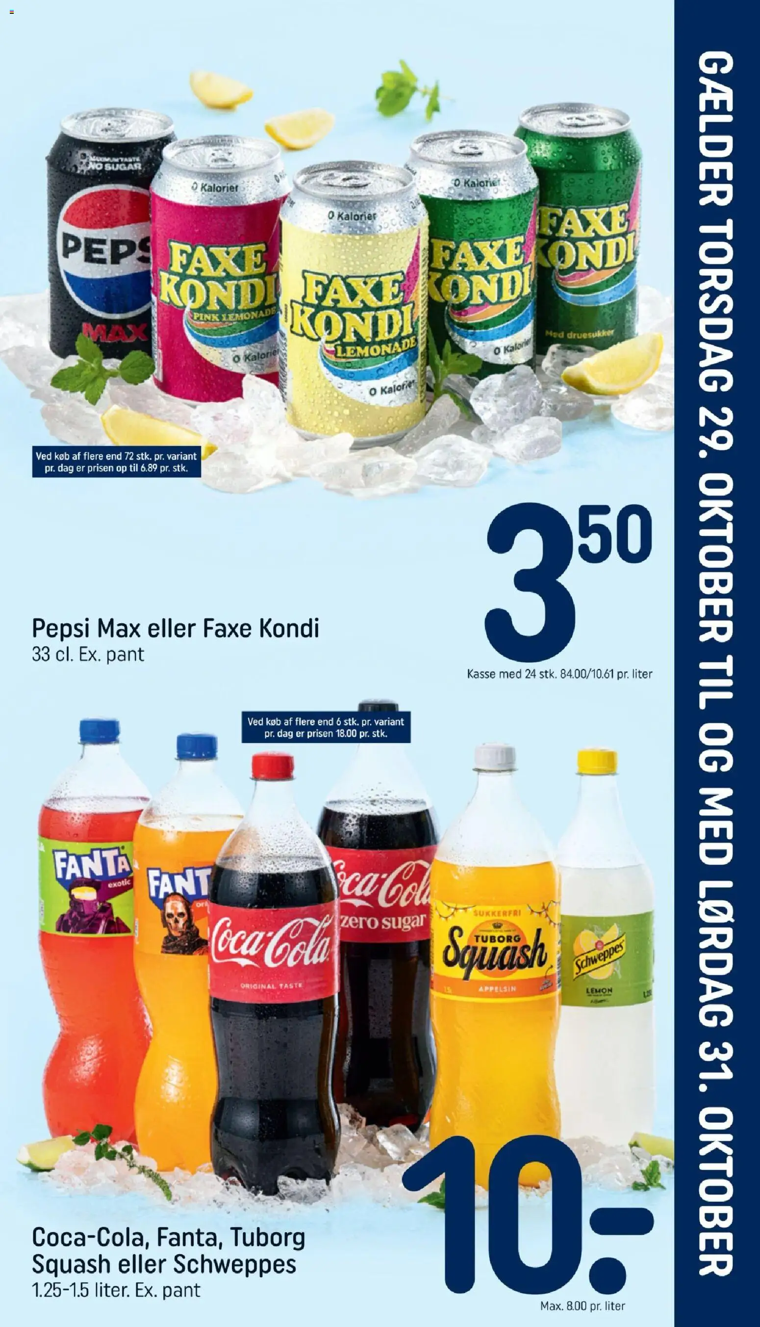Rema 1000 tilbudsavis – gyldig fra 25/10/2026 | Side: 31 | Produkter: Fanta, Cola, Pepsi, Pepsi Max