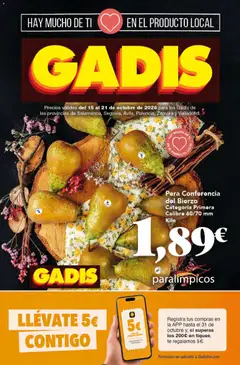 Vista previa Gadis - folleto válido desde el 15/10/2026