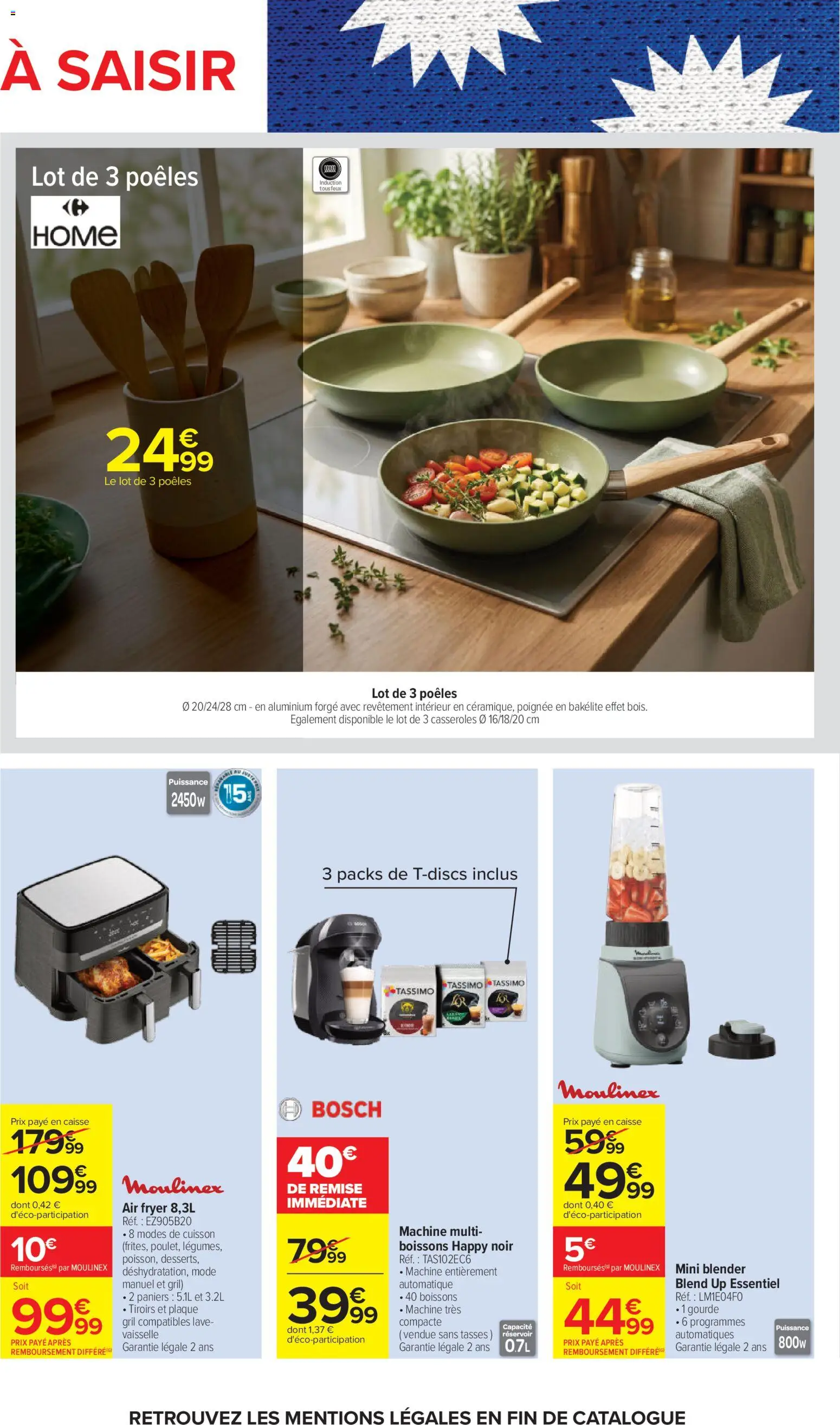 {H1} | Page: 76 | Produits: Tassimo, Gril, Air fryer, Tiroirs