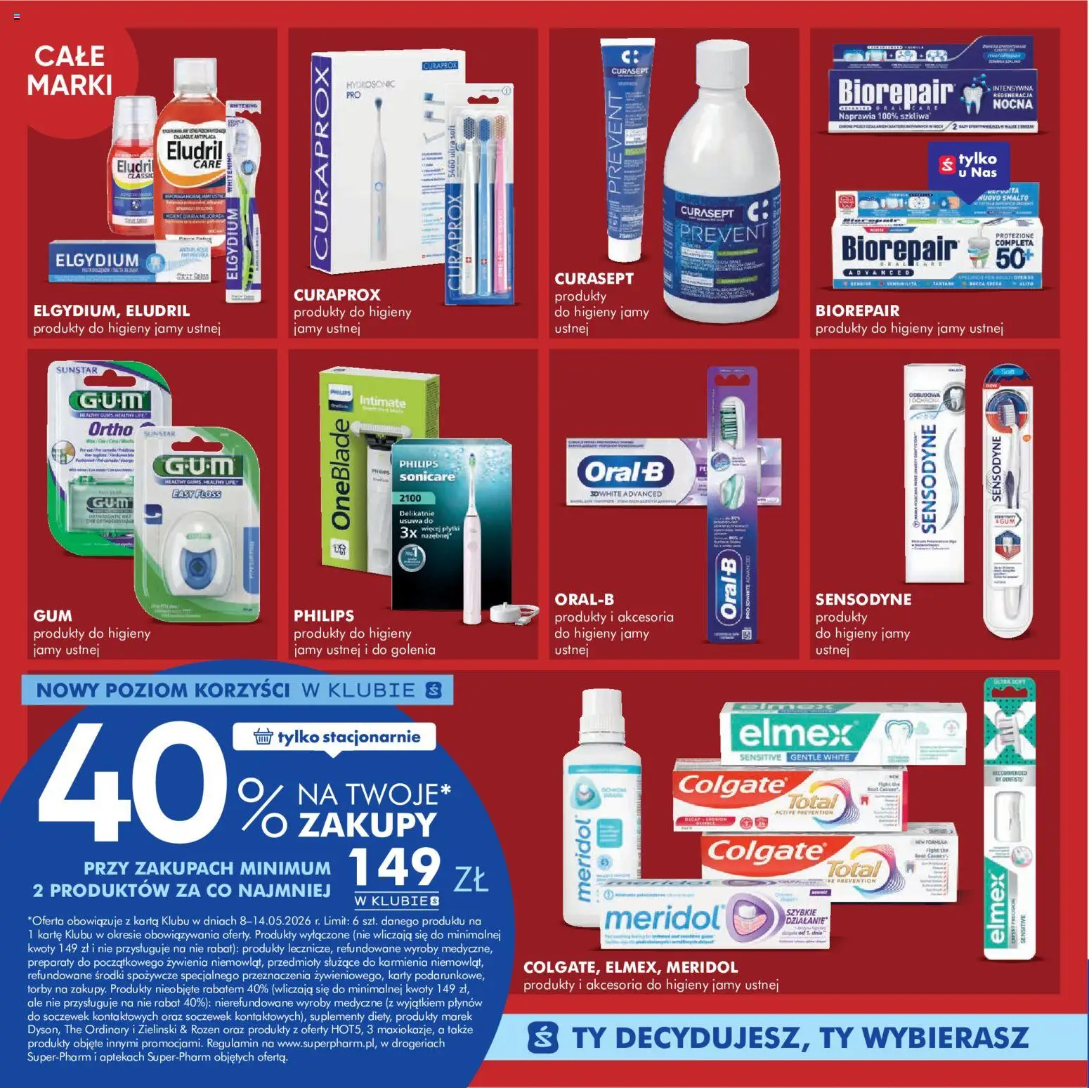 Super-pharm gazetka od 08.05.2026 | Strona: 10 | Produkty: Karta, Curaprox