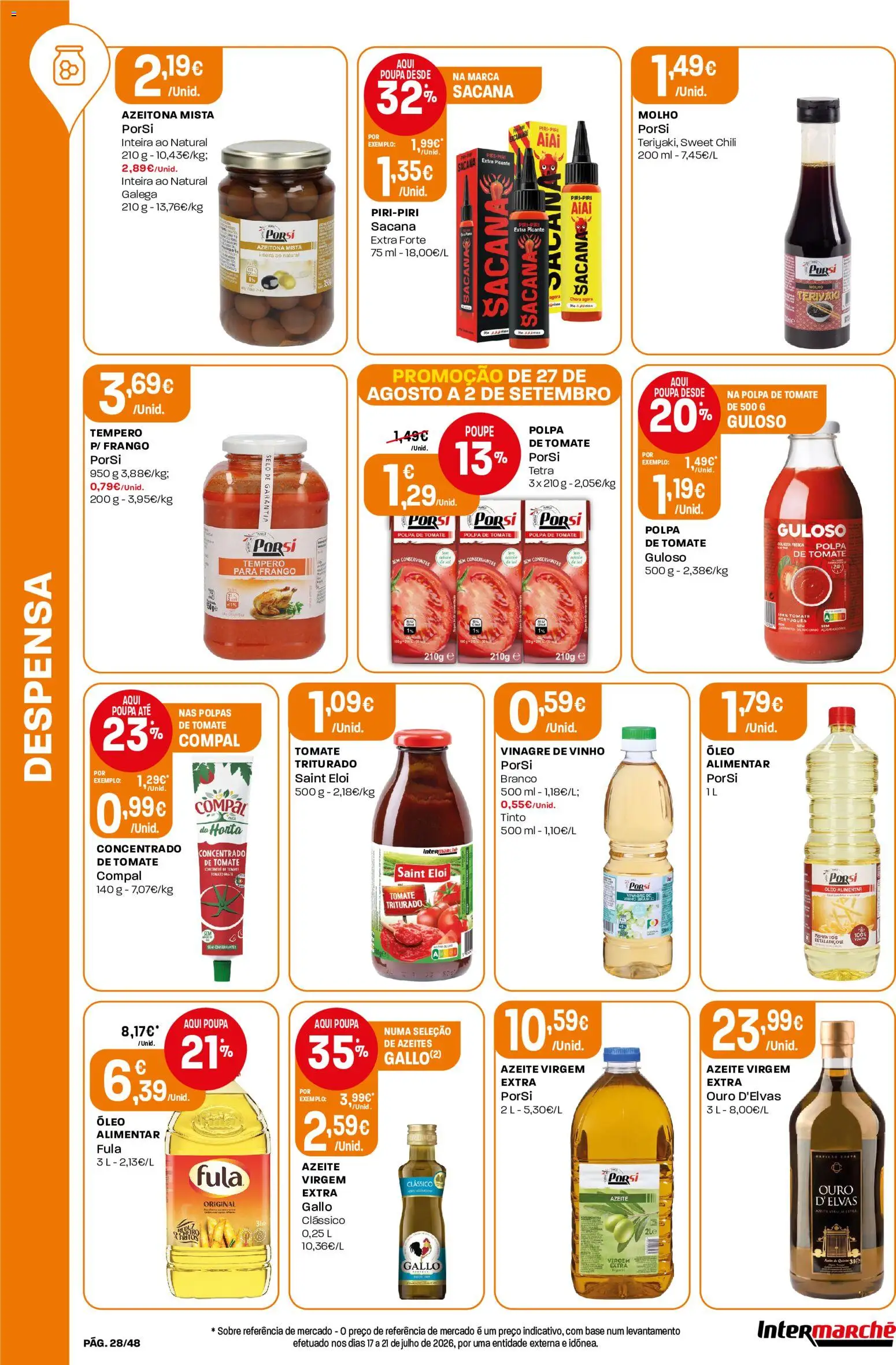 Intermarché folheto │ válido de 27/08/2026 | Página: 28