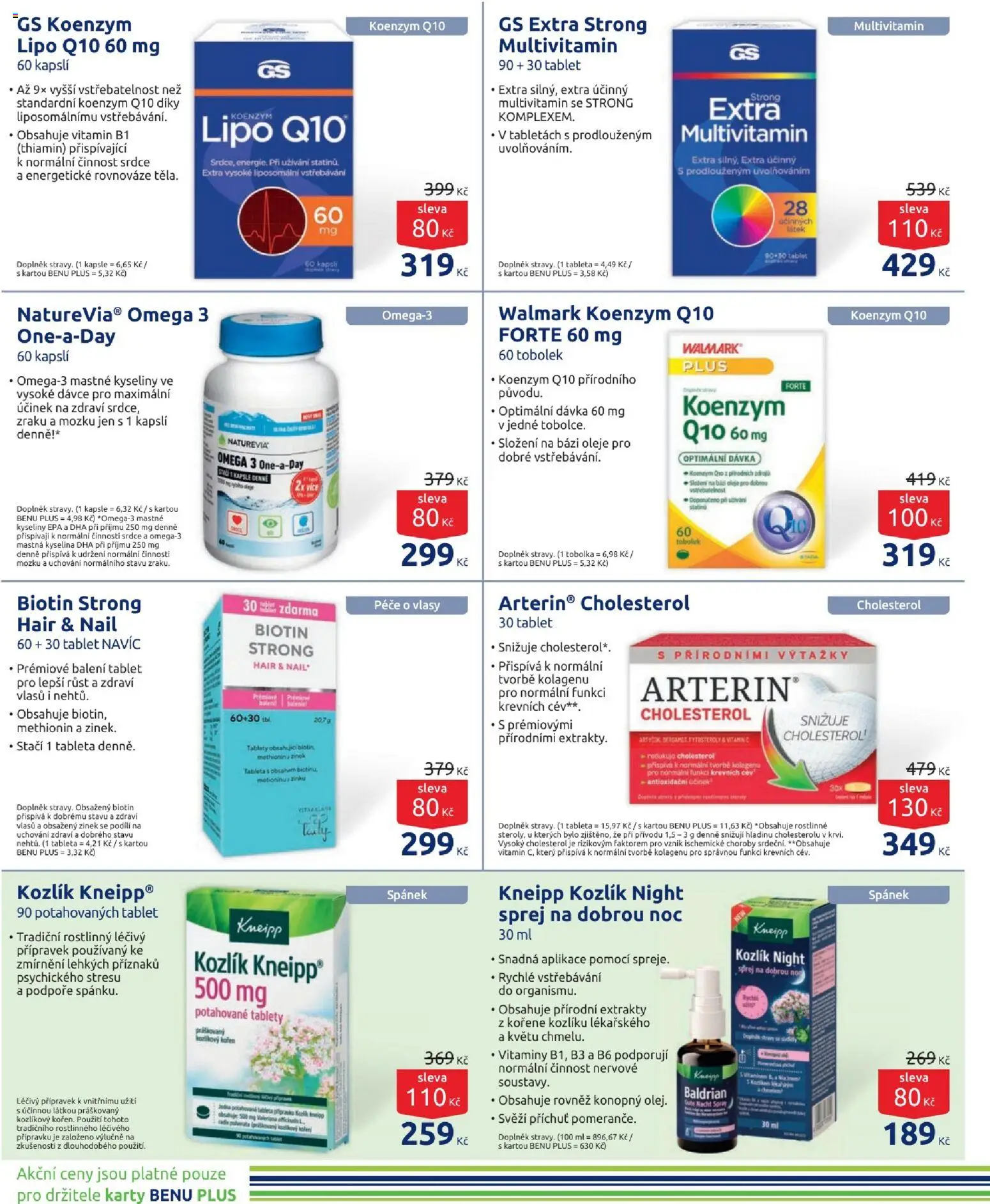 Benu - Leták od 01.04.2026 | Strana: 15 | Produkty: Oleje, Omega 3, Kapsle, Karty
