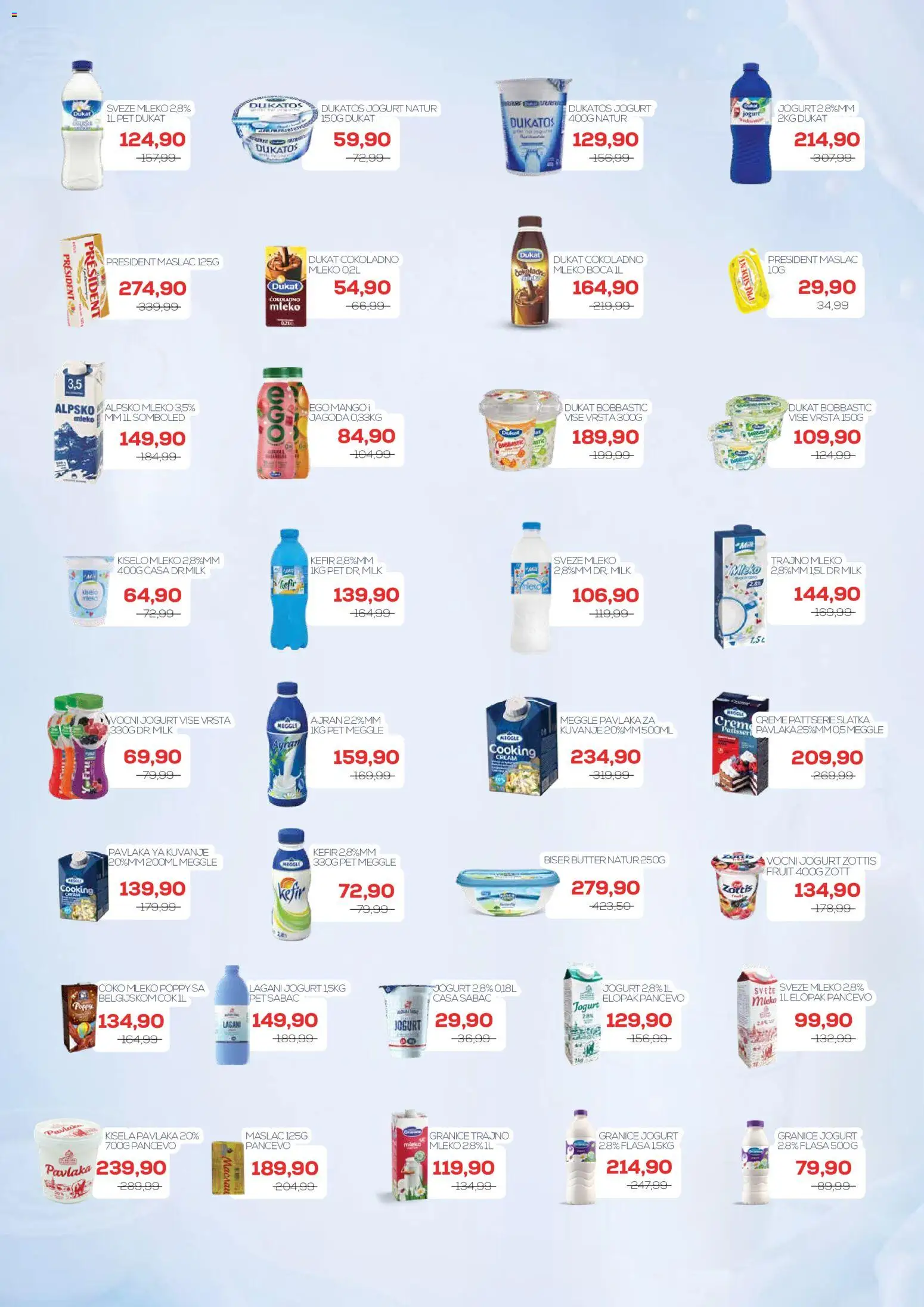 Medius katalog - važi od 25.08.2026 | Strana: 6 | Proizvode: Sveže mleko, Jagoda, Dukatos, Jogurt