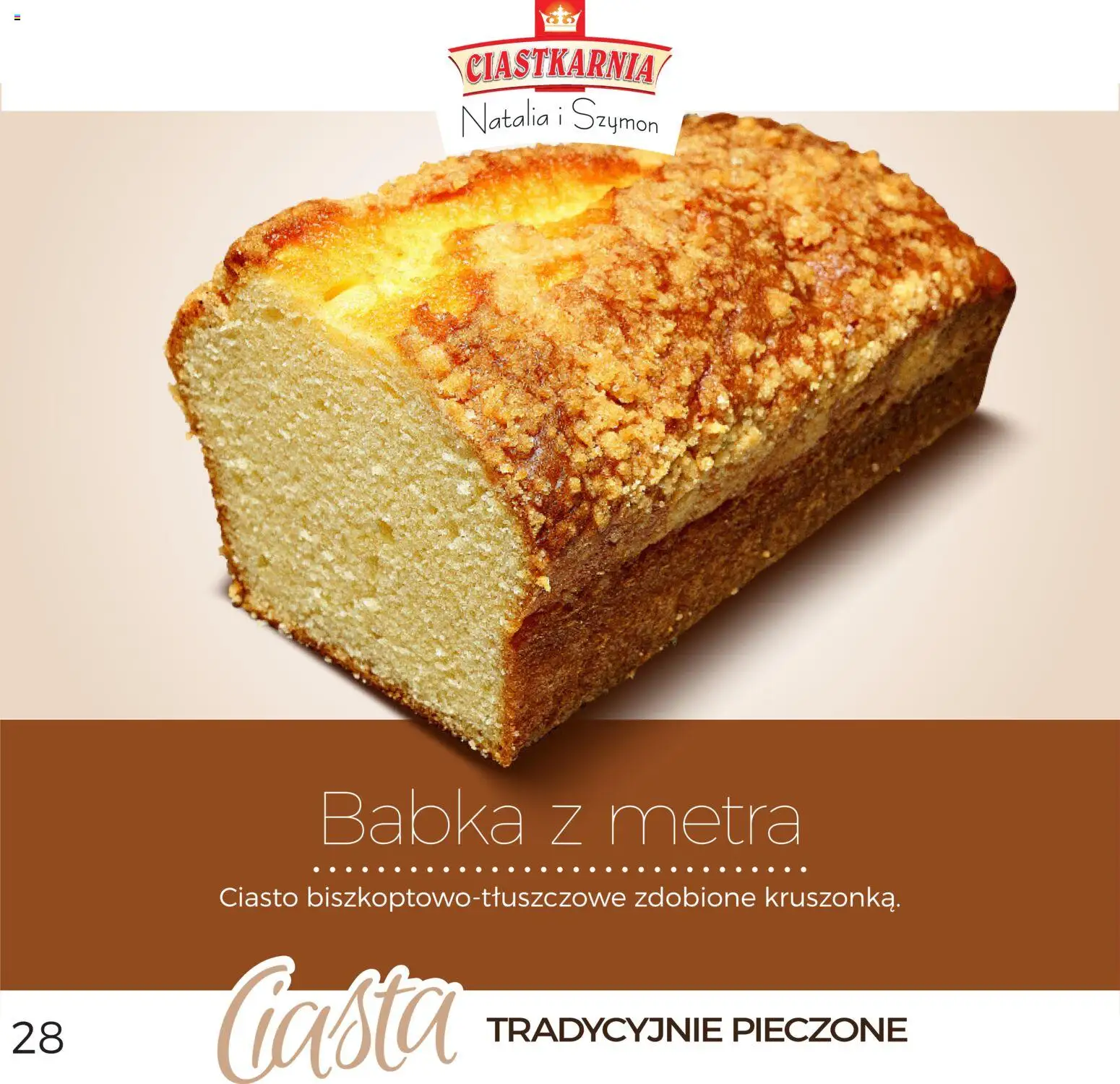 Topaz Gazetka - Ciasta od 01.12.2025 | Strona: 28 | Produkty: Ciasto