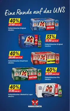 Feldschlössen Pils 24x50 cl, Feldschlössen Pils 24x50 cl ab 18.06.2026 gültig | Seite: 14 | Produkte: Pils