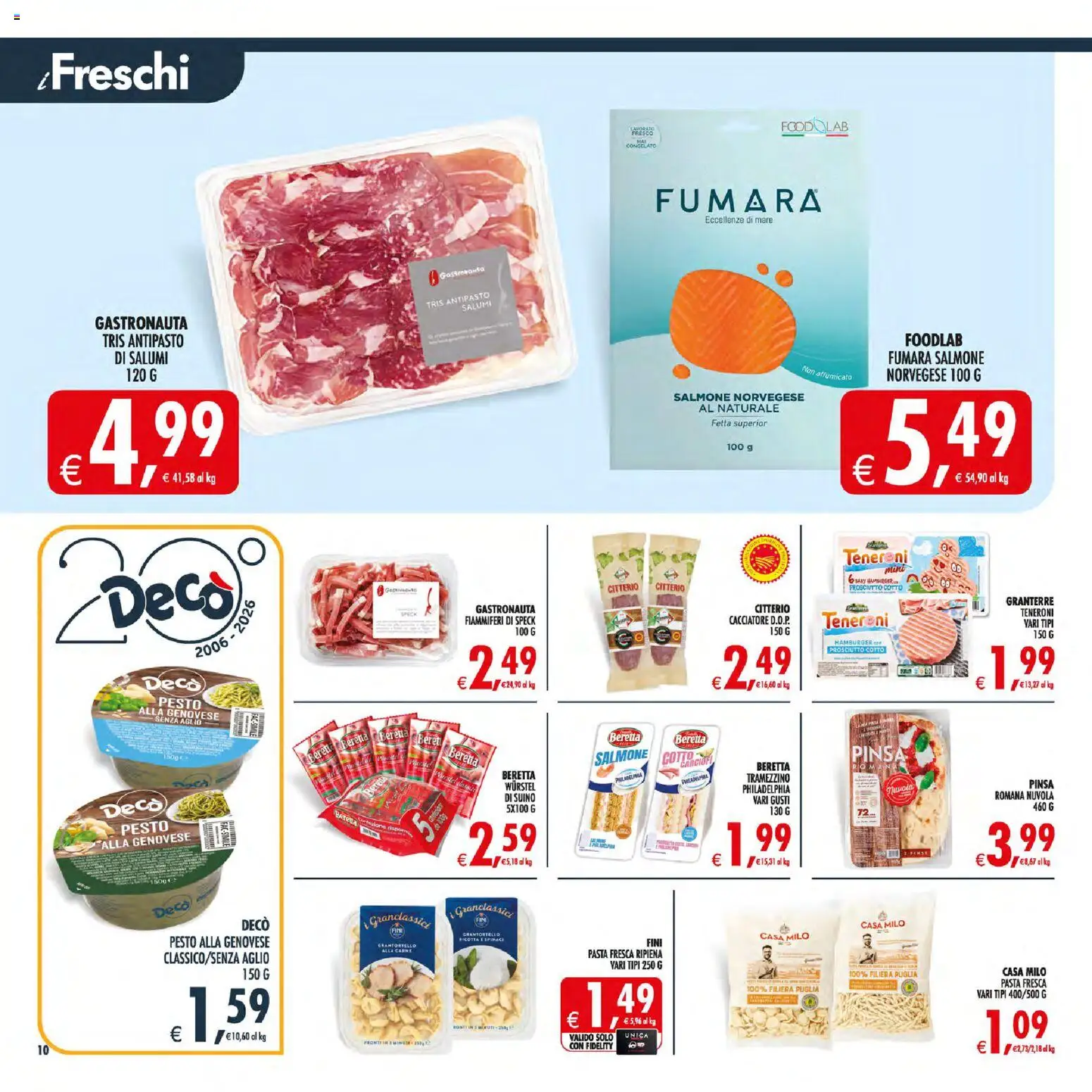 Volantino Decò del 30/06/2026 | Pagina: 13 | Prodotti: Suino, Aglio, Carciofi, Hamburger