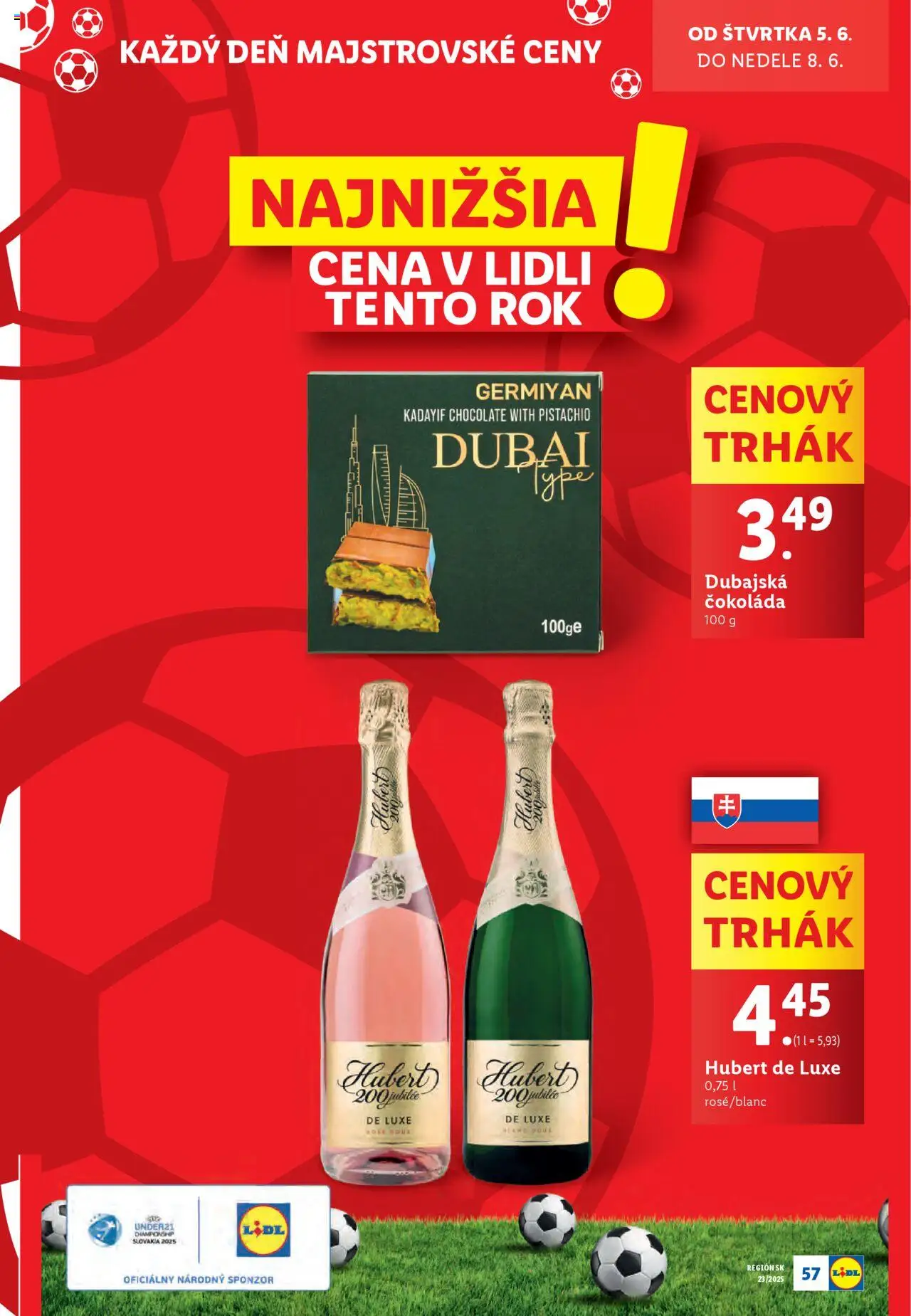 Nové Lidl akcie – leták je platný od 02.06.2025 | Strana: 75 | Produkty: Čokoláda, Hubert de Luxe