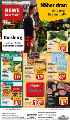 Rewe Prospekt Duisburg ab 27.07.2026 gültig