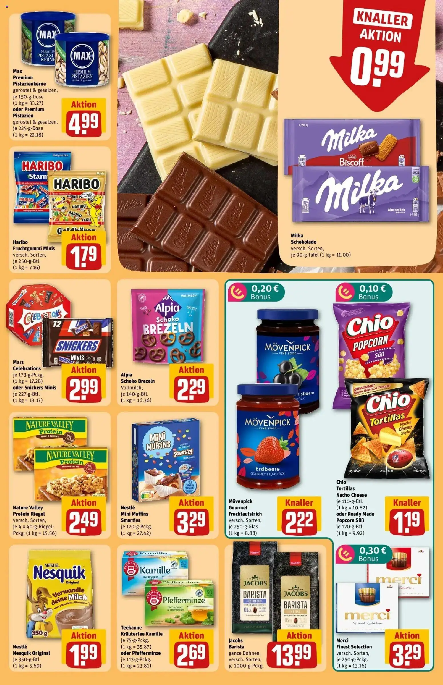 REWE Prospekt ab 14.09.2026 zum Blättern » Angebote | Seite: 31 | Produkte: Milch, Smarties, Celebrations, Mars