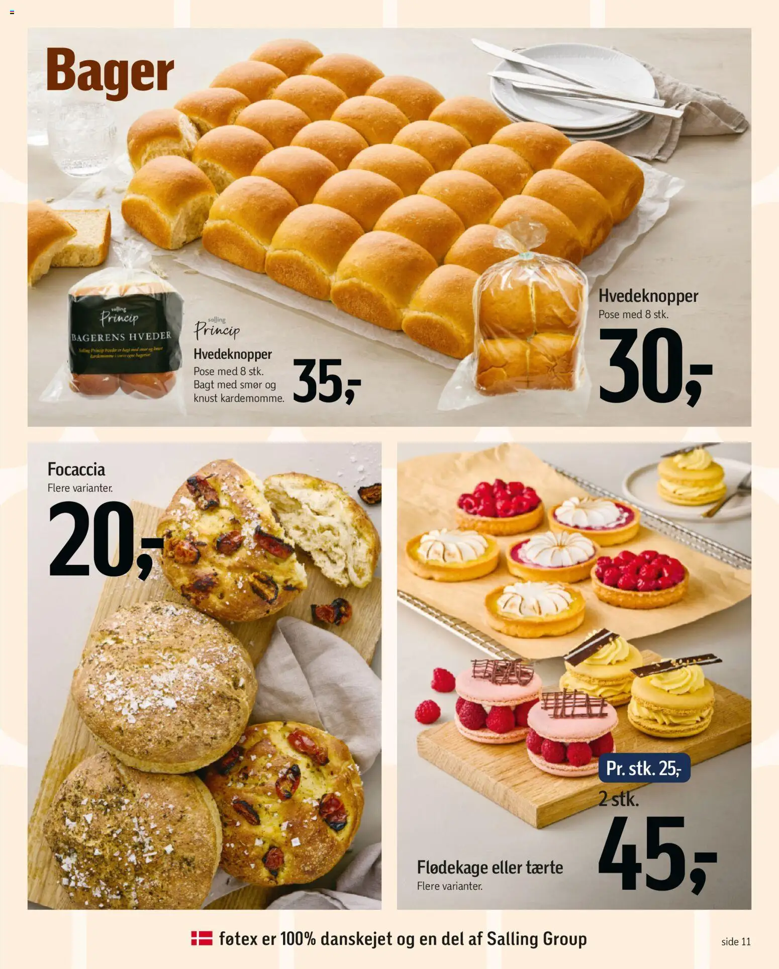 Føtex tilbudsavis – gyldig fra 17.04.2026 | Side: 14 | Produkter: Smør, Focaccia