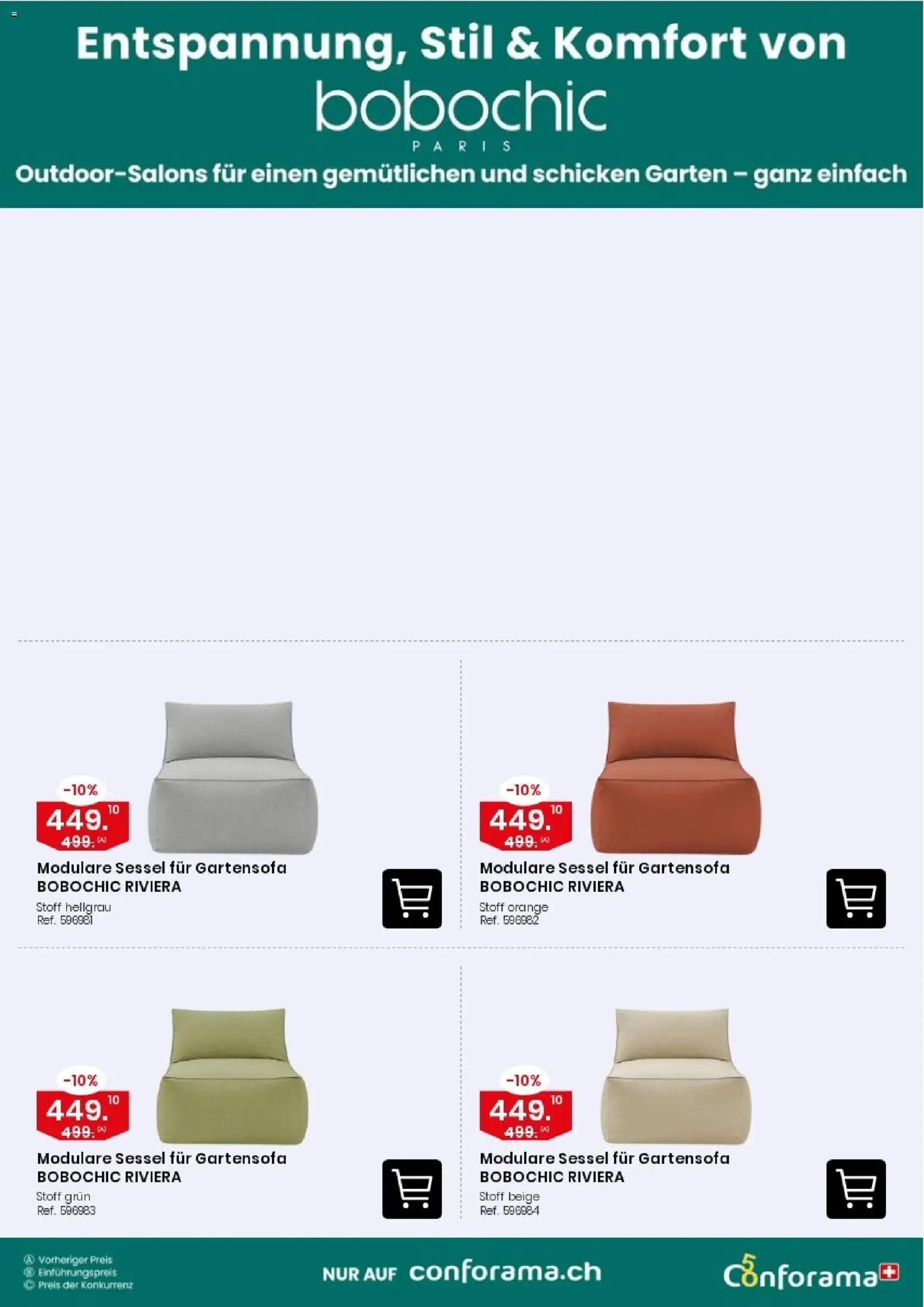 Conforama aktionen Gartensofa – gültig ab 07.10.2026 | Seite: 13 | Produkte: Sessel