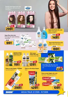 Pasta za zube Colgate + ČETKICA, total whitening 50 ml - pregled Aman kataloga - važi od 06.07.2026 | Strana: 42
