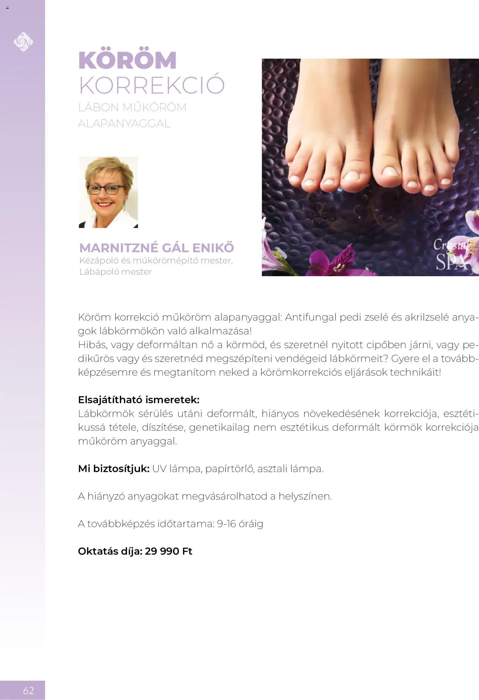 Crystal Nails akciós ujság - amely érvényes a következő dátumtól: 08.06.2026 | Oldal: 62
