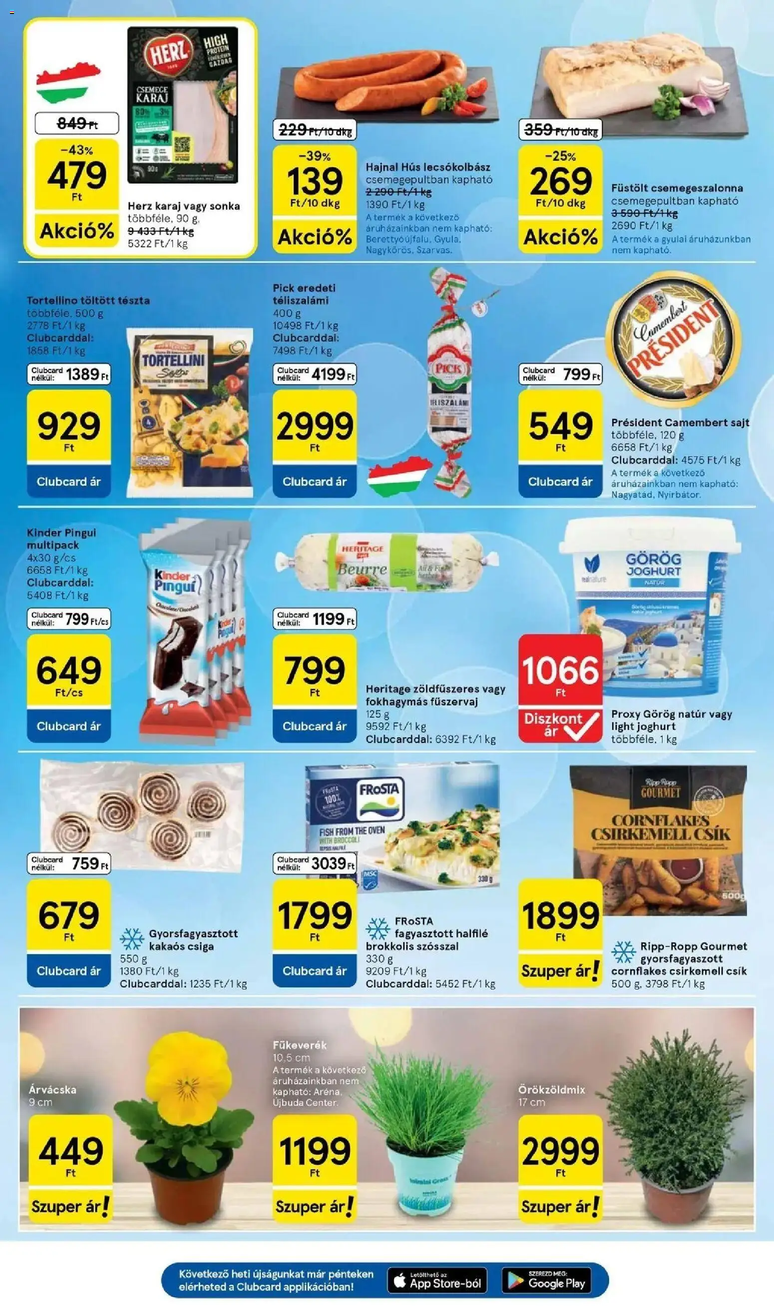 Tesco akciós ujság - amely érvényes a következő dátumtól: 2026.09.03. | Oldal: 5 | Termékek: Pick, Árvácska, Tészta, Csiga
