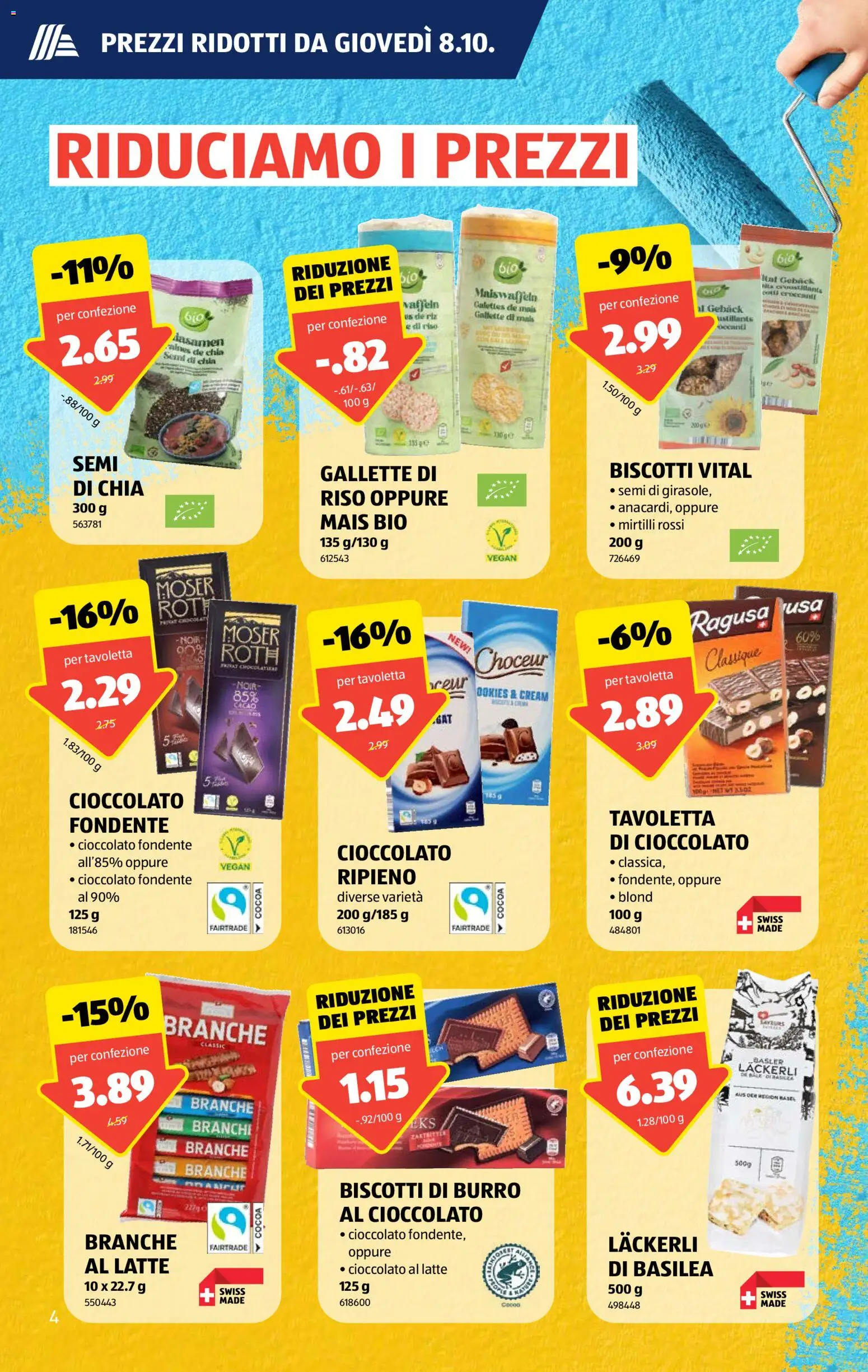 Aldi aktionen IT – gültig ab 08.10.2026 | Seite: 4 | Produkte: Mais, Butter