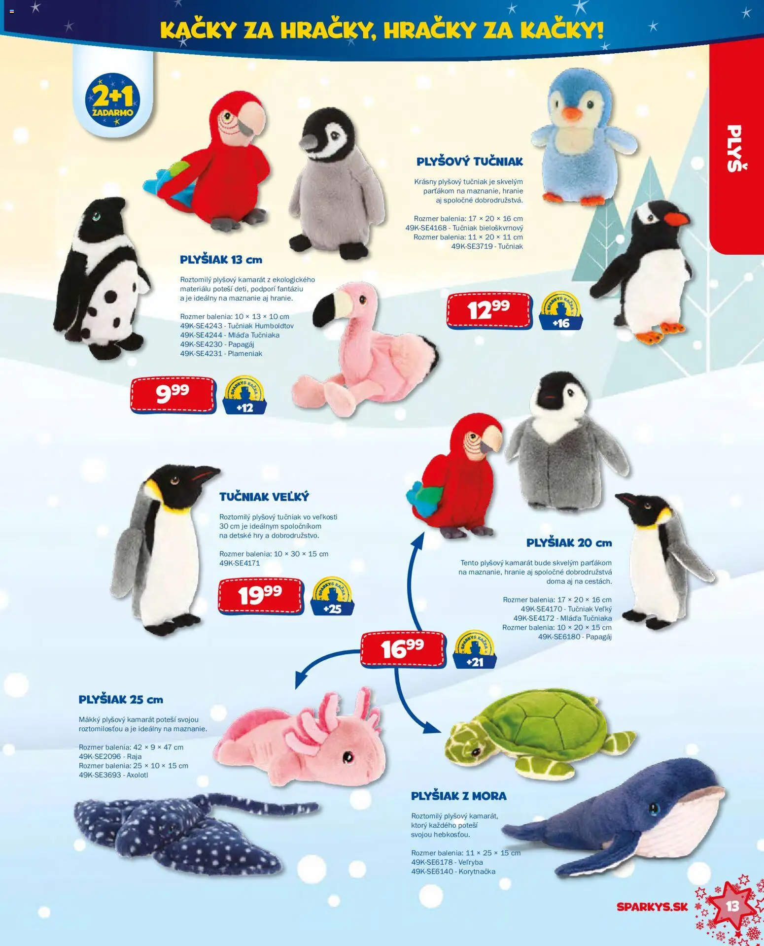 Nové ALLTOYS akcie – leták je platný od 06.10.2026 | Strana: 13 | Produkty: Párky, Hračky