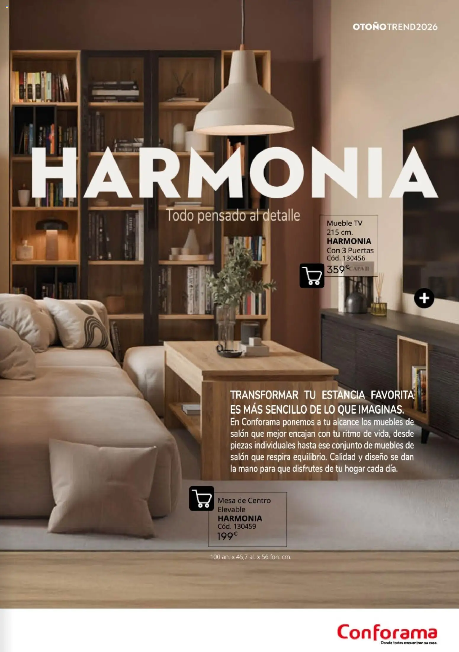 Conforama Guía de otoño 2026 │ válido desde el 30/09/2026 | Página: 9 | Productos: Salón, Muebles, Mesa, Puertas
