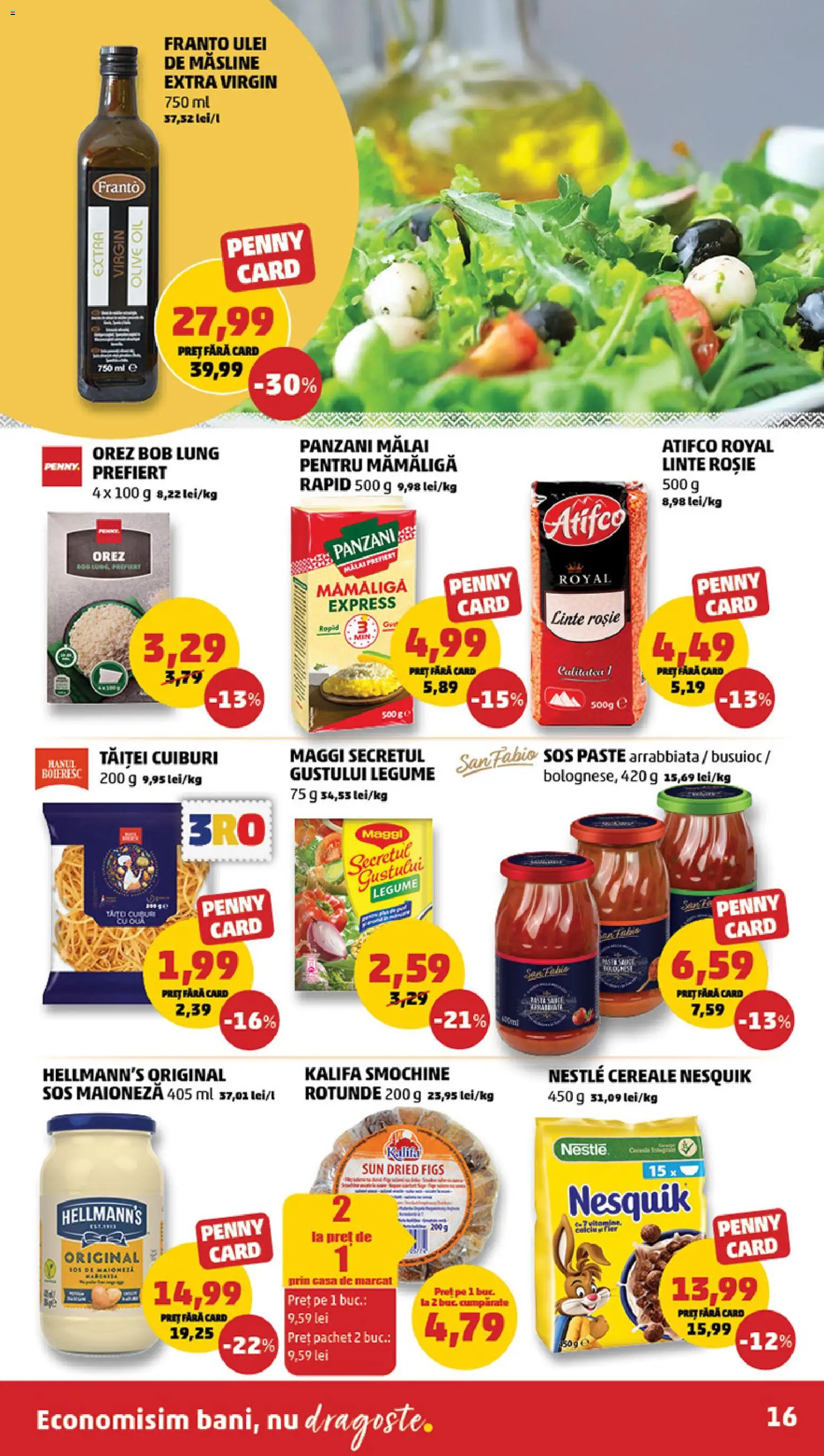 Noul catalog PENNY – valabil de la 10.06.2026 | Pagină: 16 | Produse: Noodles, Paste, Legume, Sos