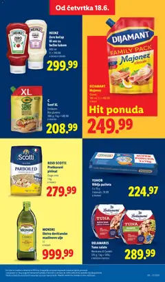 HEINZ Zero kečap ili sos sa belim lukom, 400 ml - pregled Lidl kataloga - važi od 18.06.2026 | Strana: 33 | Proizvode: Ulje, Maslinovo ulje, Heinz, Pašteta