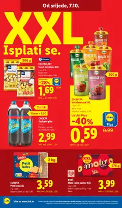 Petit keks XXL, 1 kg = 1.80 - Pregled kataloga iz trgovine Lidl, vrijedi od 05.10.2026 | Stranica: 66