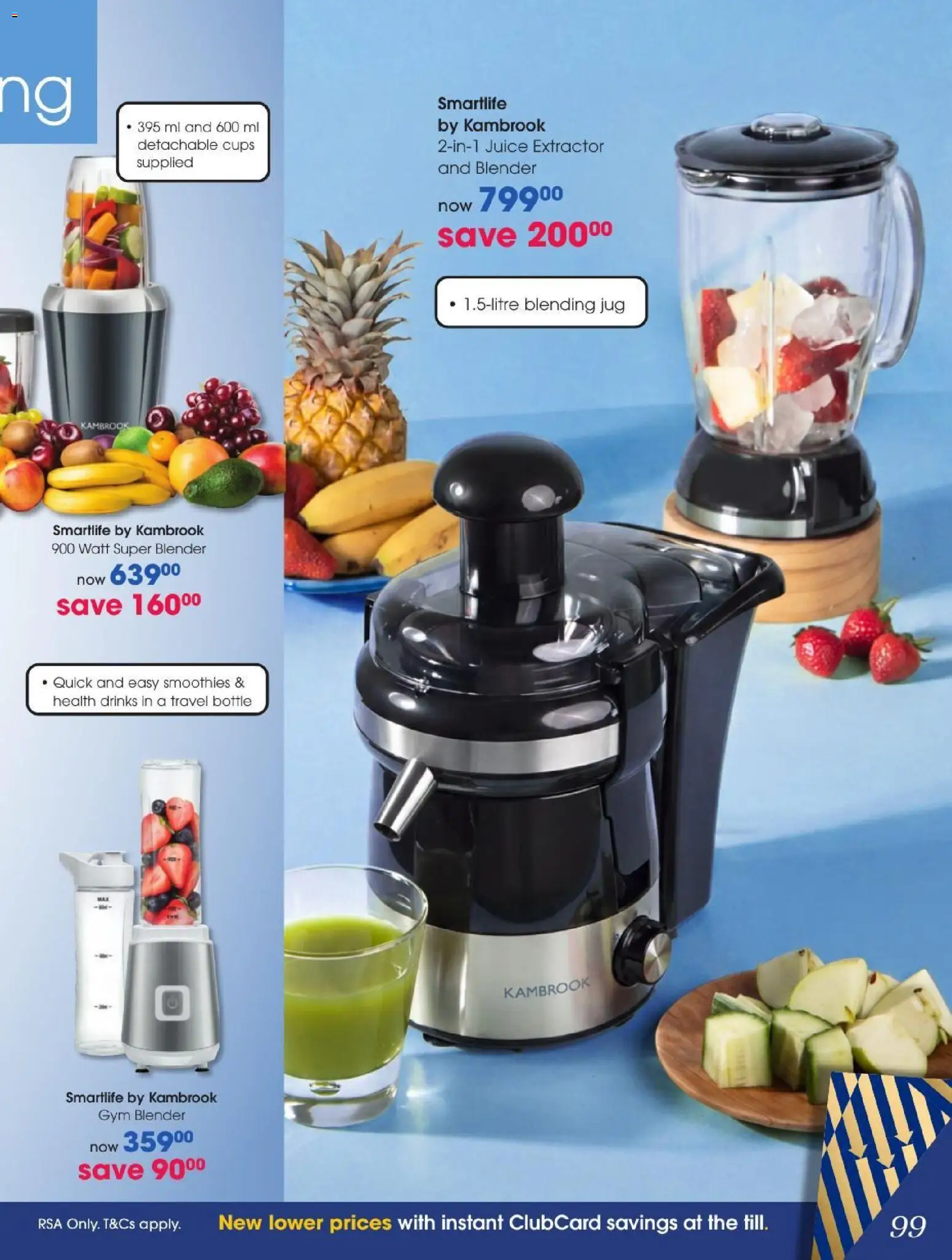 New Clicks catalogue – valid from 27/10/2026 | Page: 99 | Products: Blender, Juice