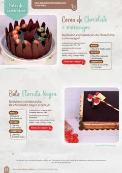 Pré-visualização Auchan Catálogo de Pastelaria válido de 08/04/2024 | Página: 14 | Produtos: Bolo, Pão, Massa, Creme