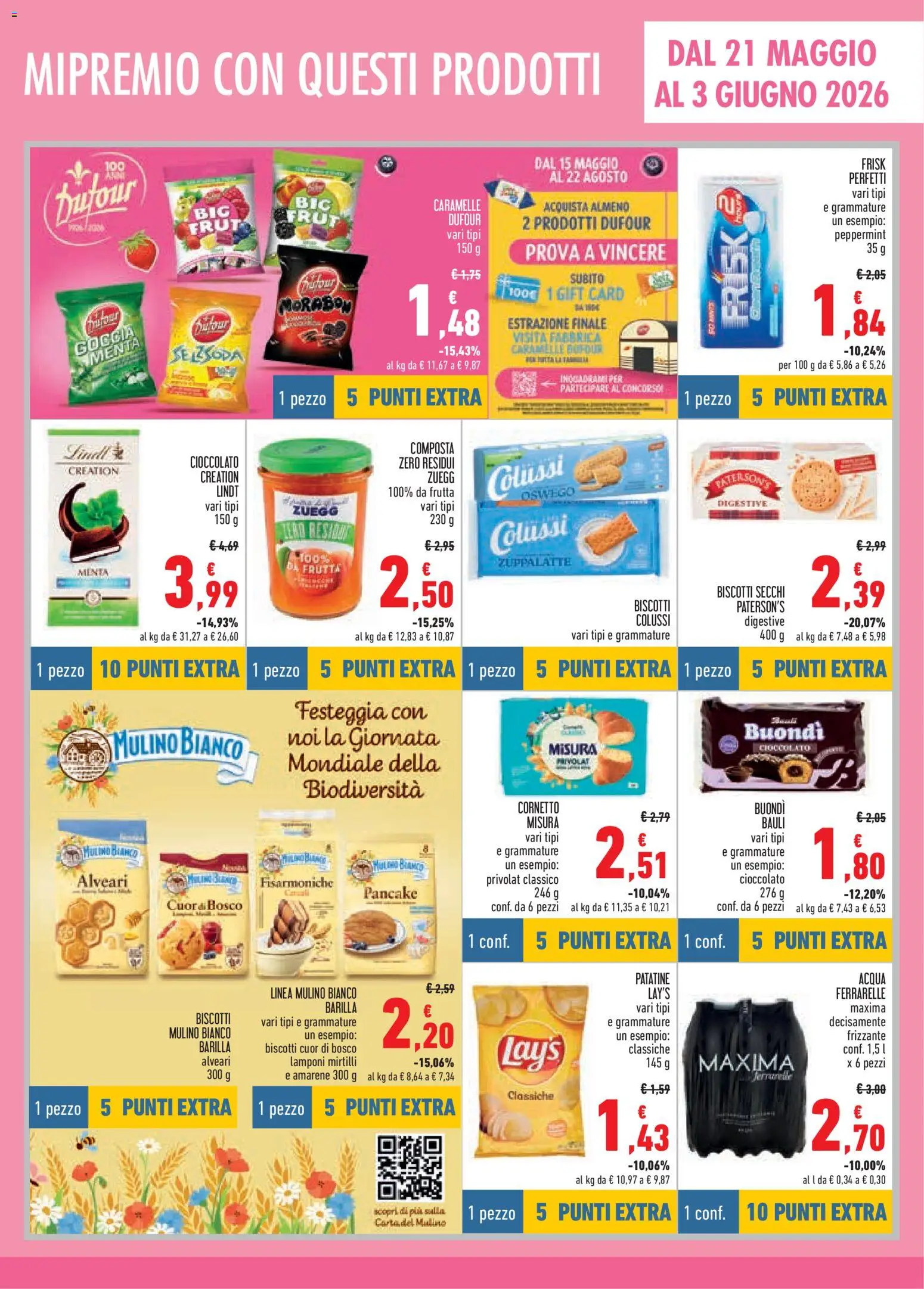 Volantino Conad del 21.05.2026 | Pagina: 7 | Prodotti: Lamponi, Patatine, Biscotti, Menta