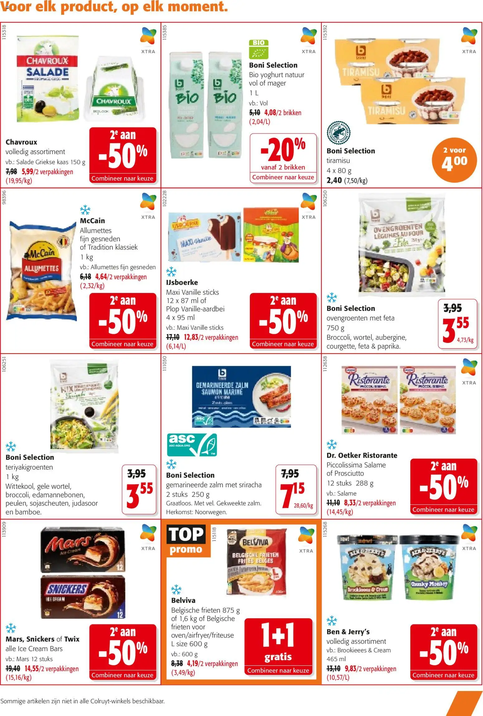 {H1} | Pagina: 11 | Producten: Zalm, Twix, Kaas, Yoghurt