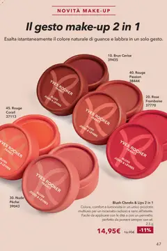 Anteprima del volantino Yves Rocher catalogo 12 valido a partire dal 24/09/2026 | Pagina: 47 | Prodotti: Blush