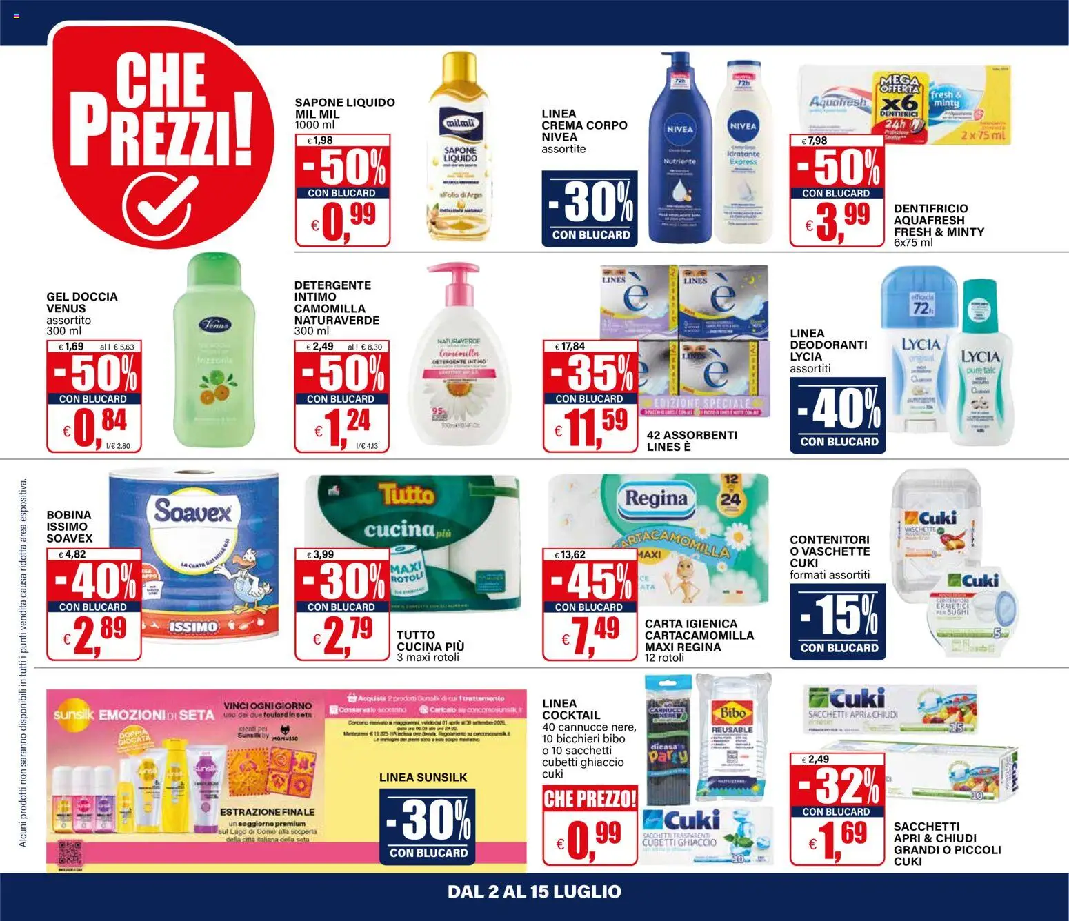 Volantino Il Gigante del 02/07/2026 | Pagina: 10 | Prodotti: Carta igienica, Detergente intimo, Detergente, Intimo