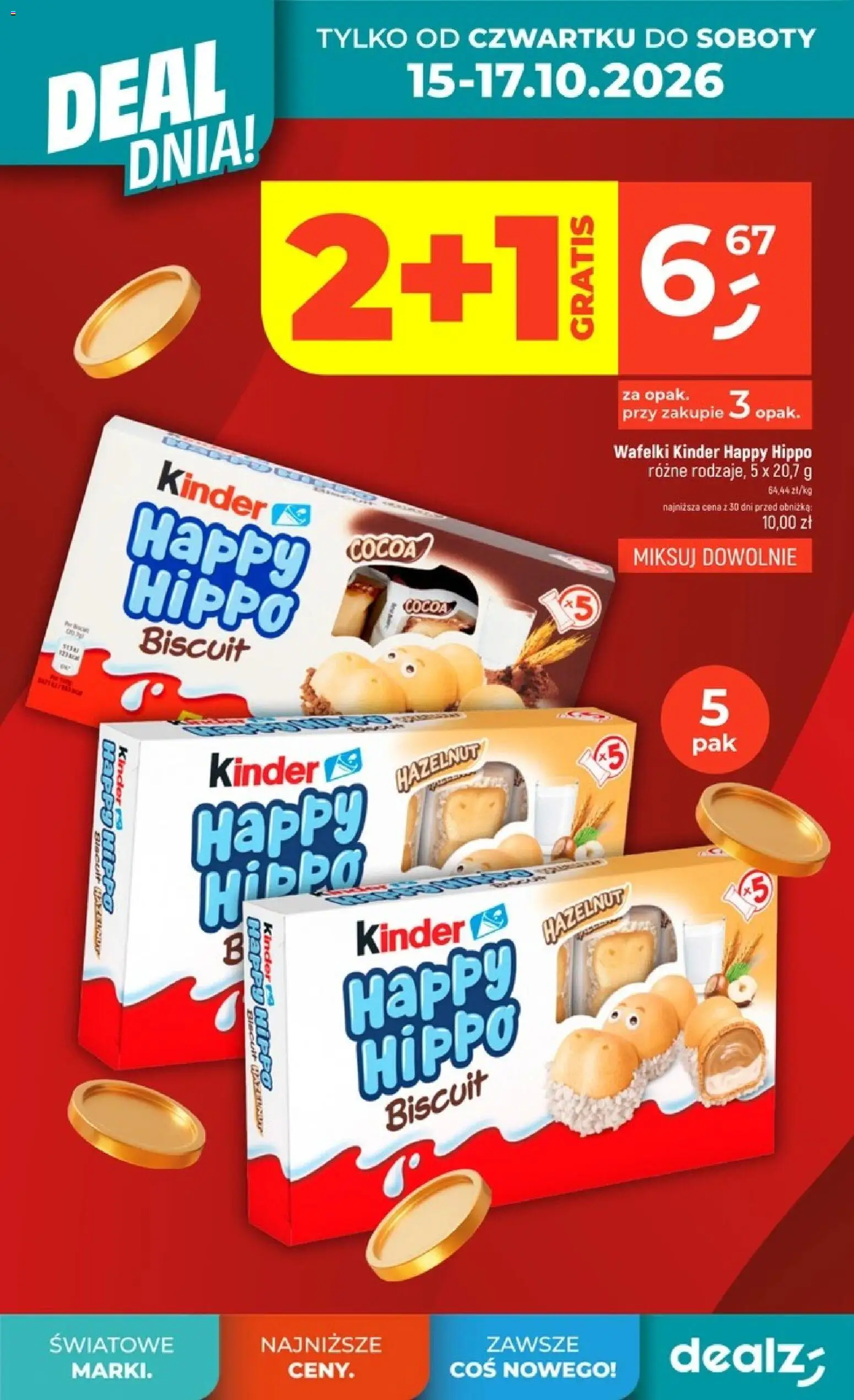 Dealz gazetka od 15.10.2026 | Strona: 4 | Produkty: Wafelki