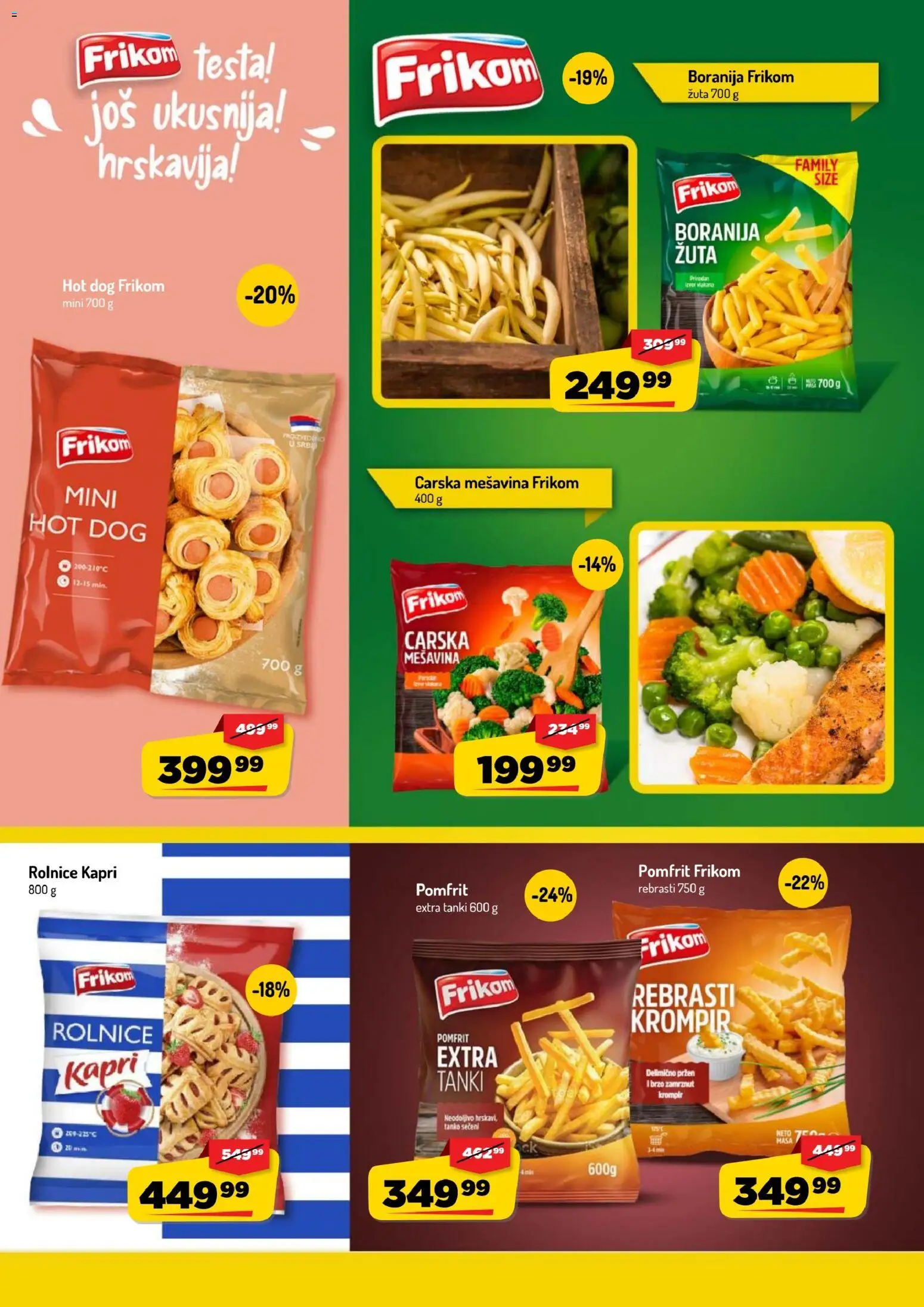 Aman katalog - važi od 28.09.2026 | Strana: 16 | Proizvode: Boranija, Krompir, Pomfrit, Hot dog