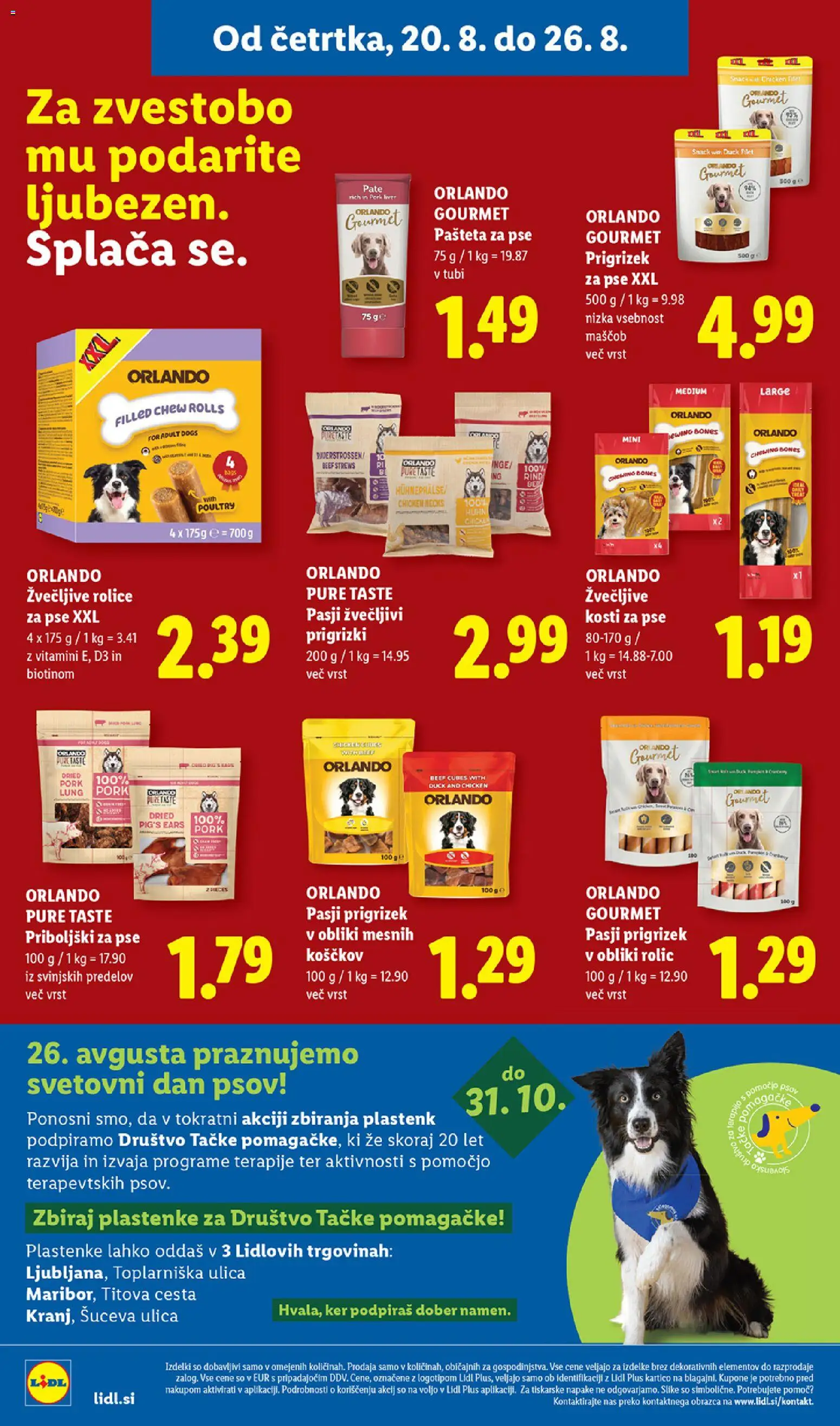 Novi Lidl katalog ponudbe – veljaven od 20.08.2026 | Stran: 24 | Izdelki: Pašteta, Priboljški, Prigrizki