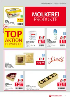 Transgourmet - Broschüre ab 22.06.2026 gültig | Seite: 11 | Produkte: Milch, Creme