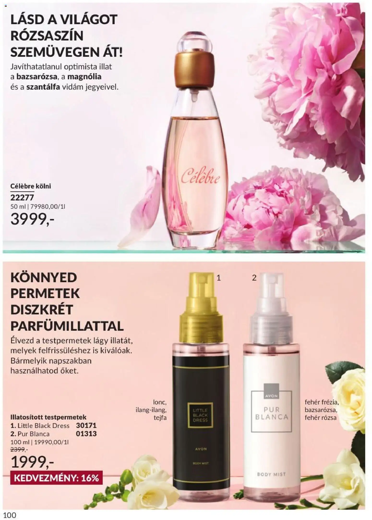 Avon akciós ujság - amely érvényes a következő dátumtól: 2026.09.01. | Oldal: 102 | Termékek: Body, Kölni, Pur